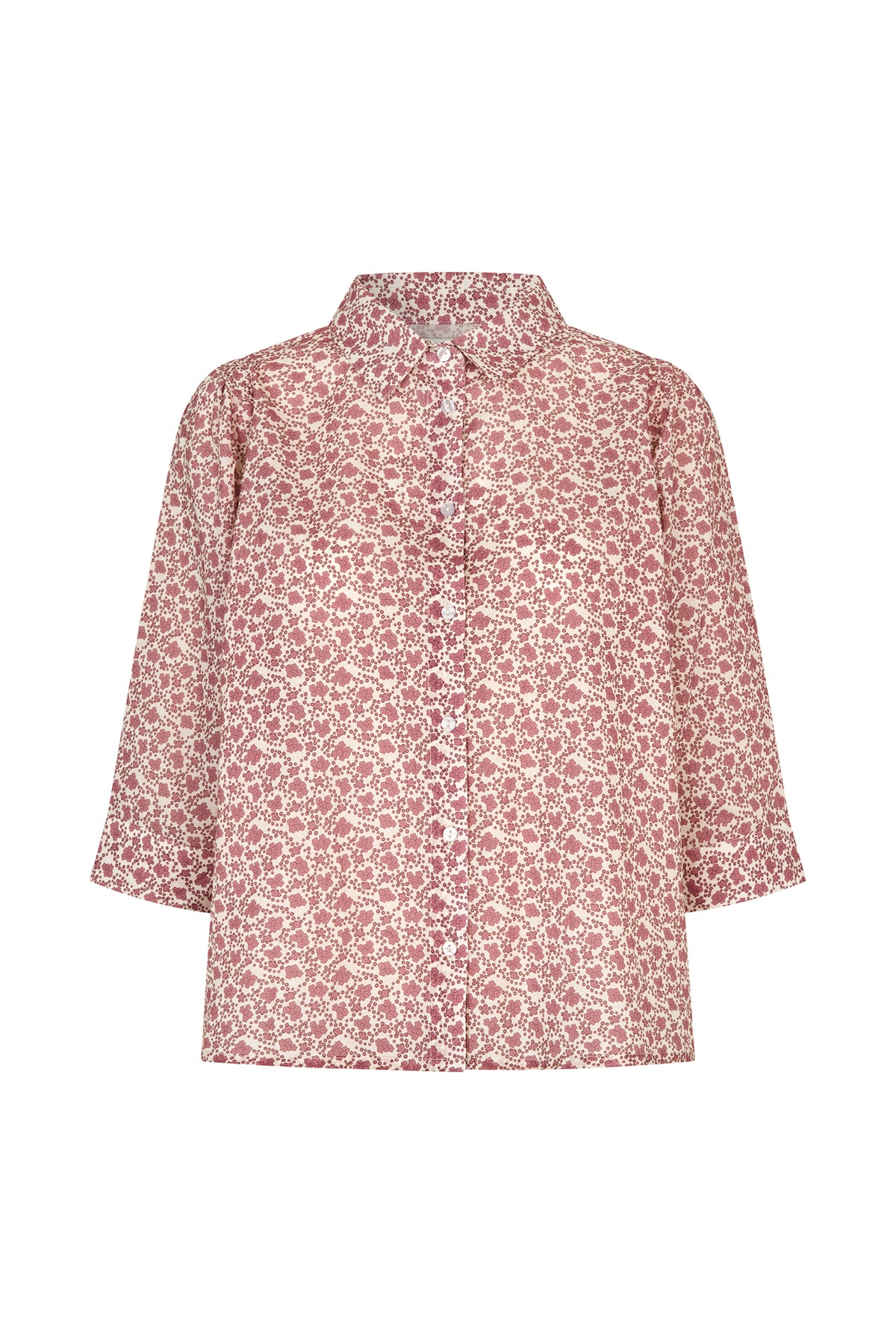 Lollys Laundry BonoLL Hemdbluse Shirt Altrosa