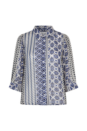 Lollys Laundry BonoLL Hemdbluse Shirt 20 20 Blue