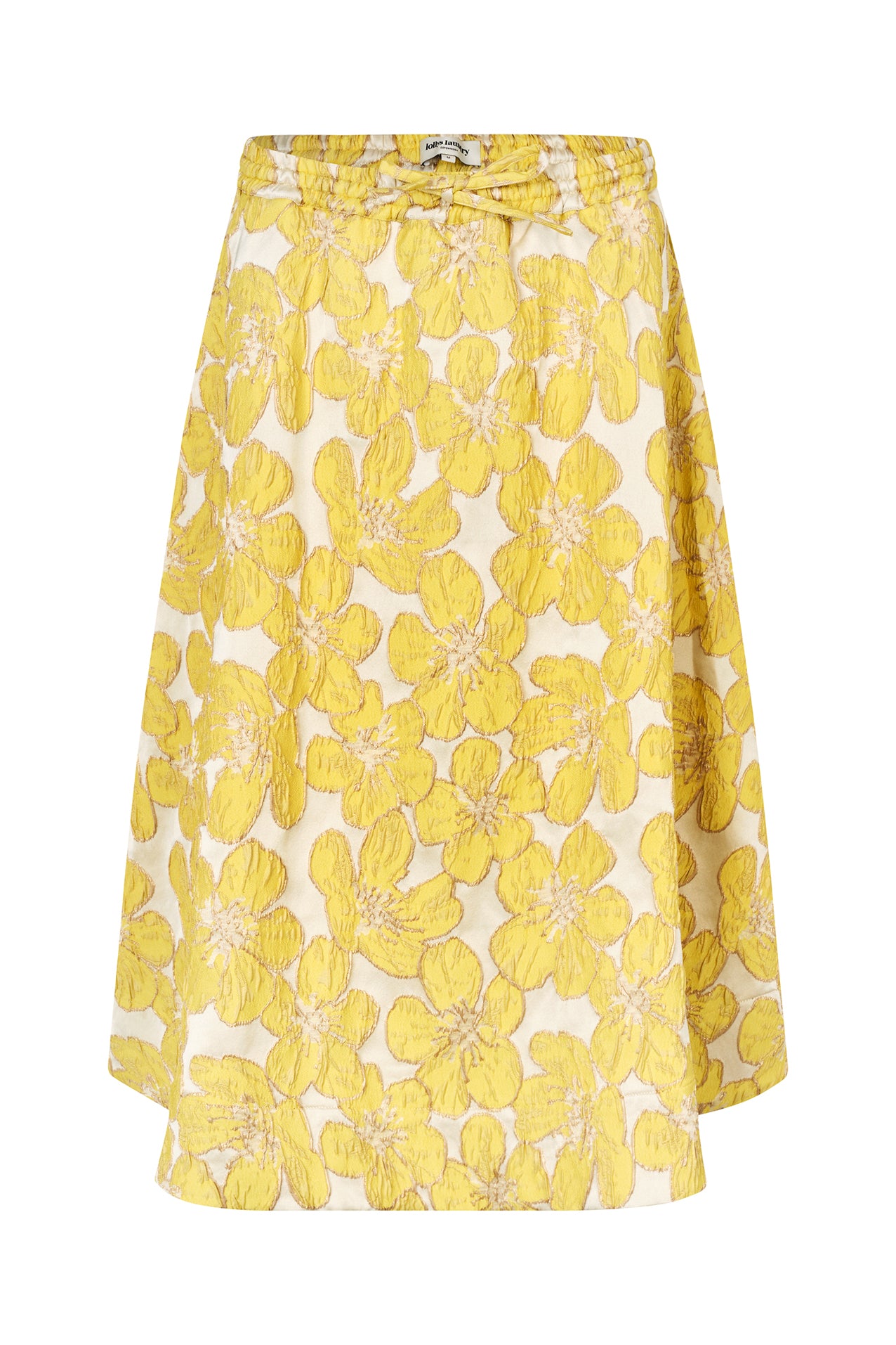 Lollys Laundry BristolLL Midi Rock Skirt 93 Light Yellow