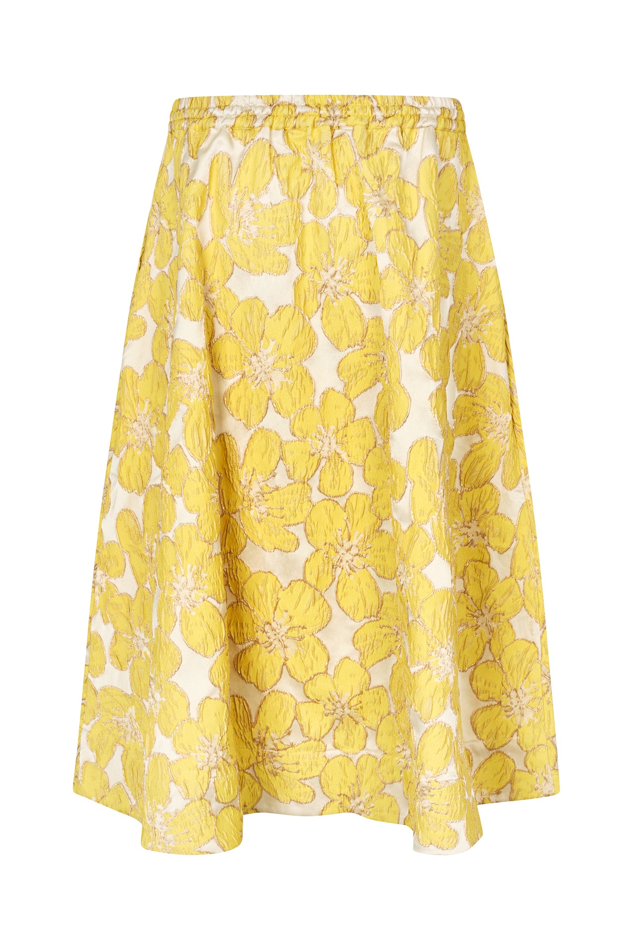 Lollys Laundry BristolLL Midi Rock Skirt 93 Light Yellow