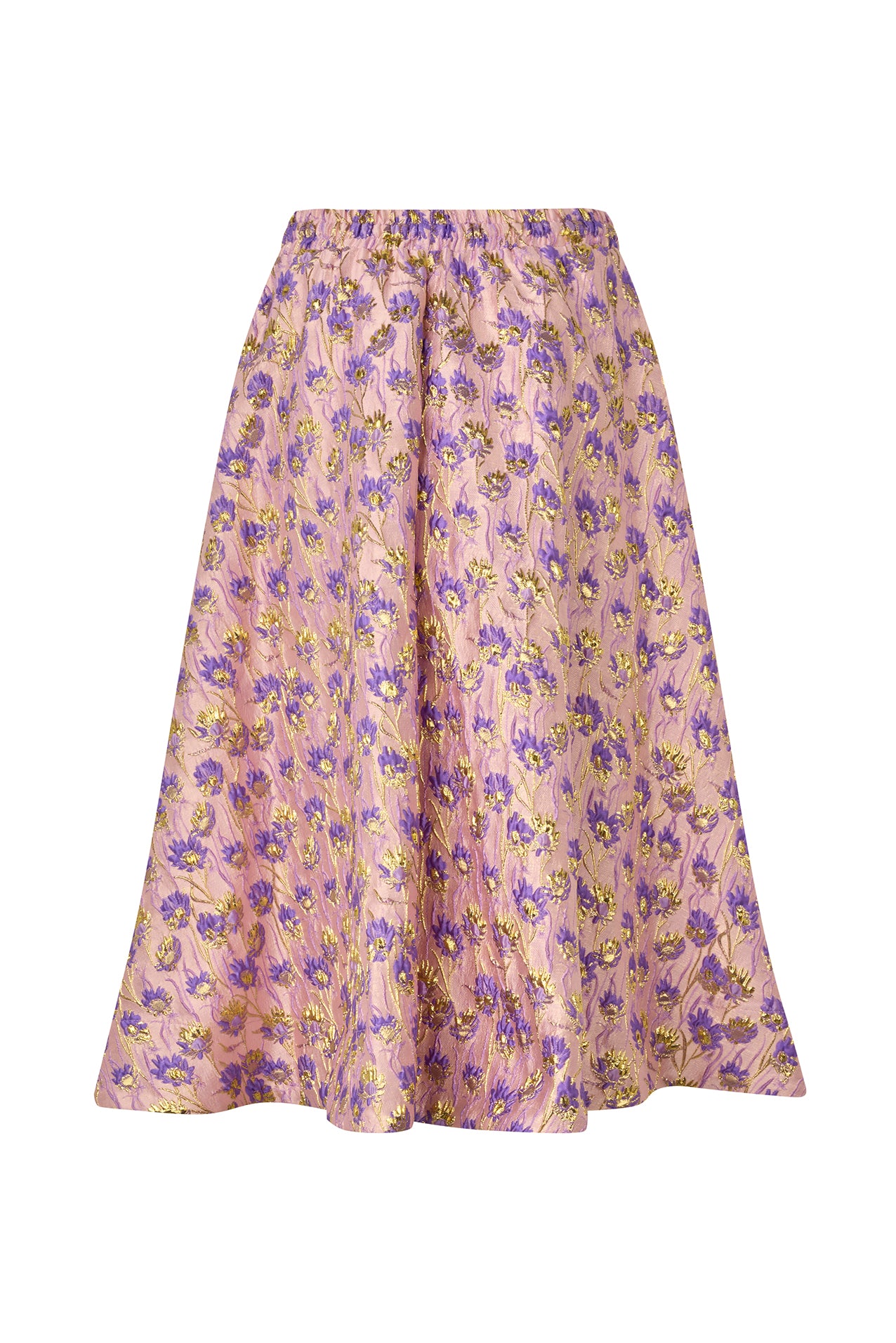 BristolLL Midi Skirt - Dusty Rose