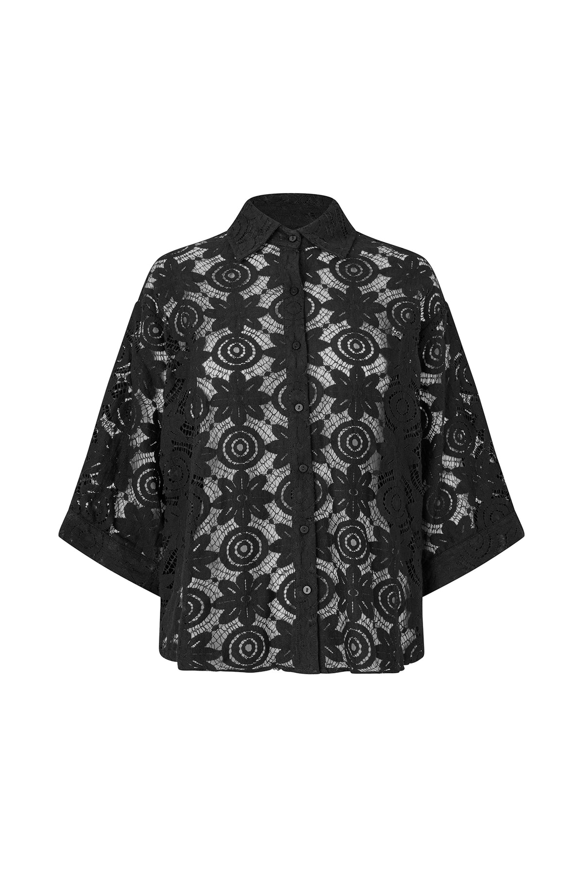 Lollys Laundry BrownLL Shirt Shirt Schwarz