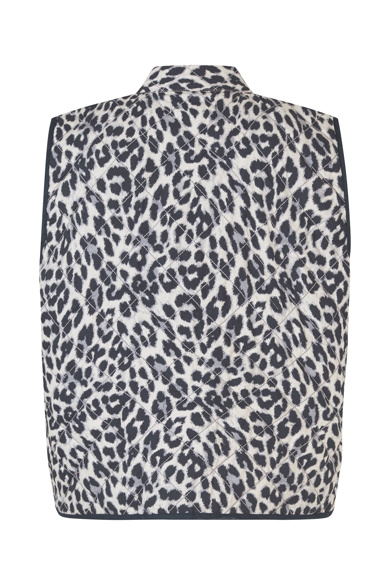 CairoLL Quilted Weste - Leopard Print