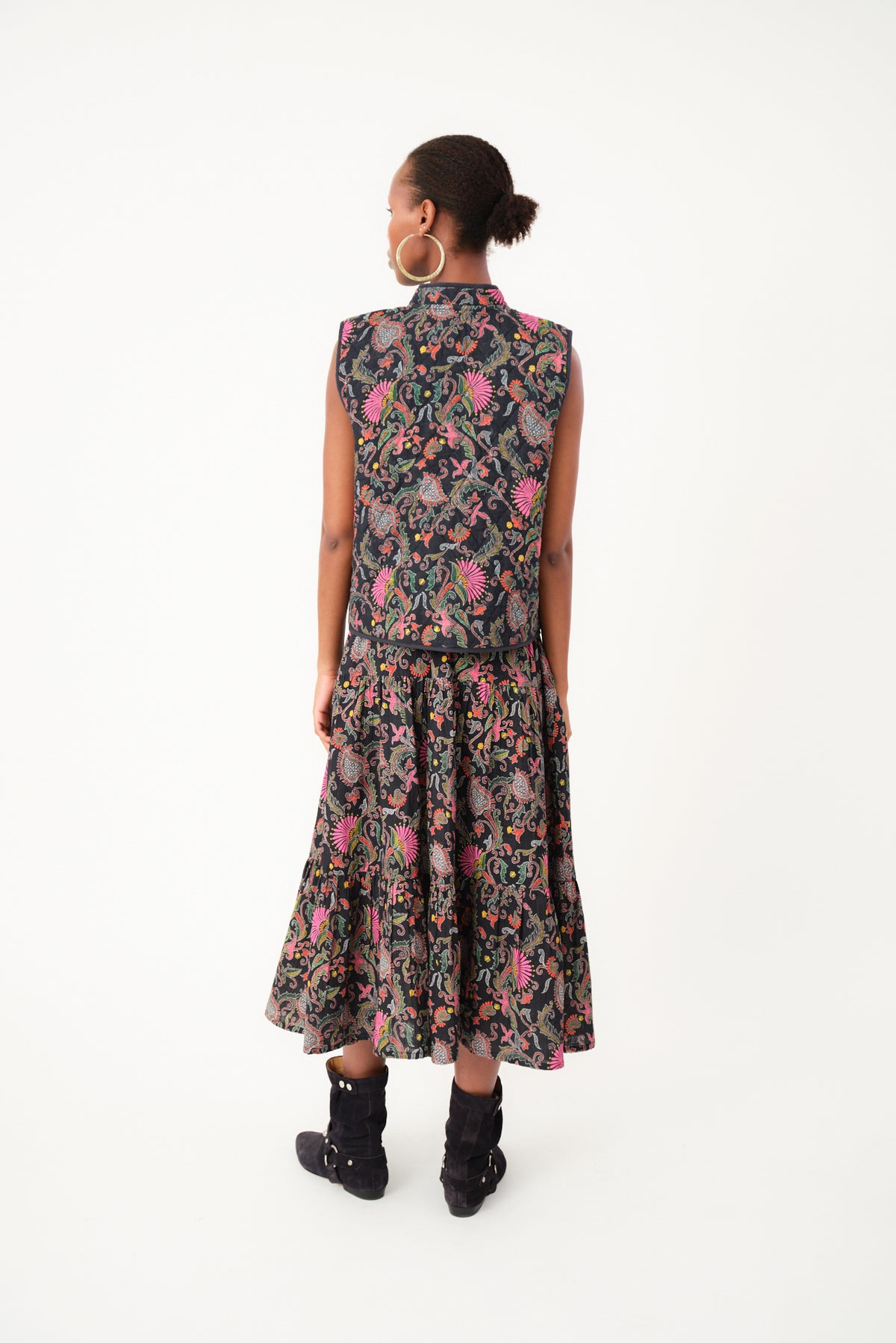 Lollys Laundry CairoLL Weste Vest Blumenmuster