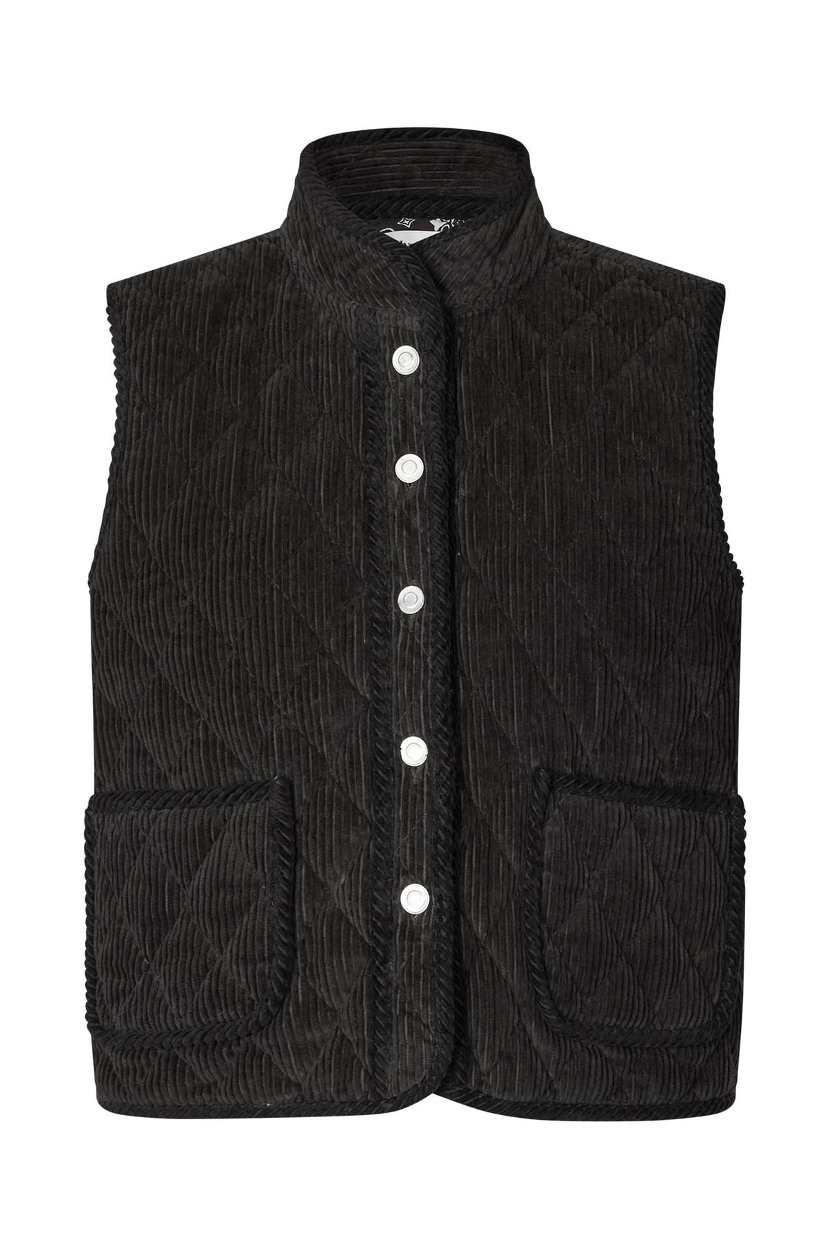 Lollys Laundry CairoLL Weste Vest Dunkelbraun