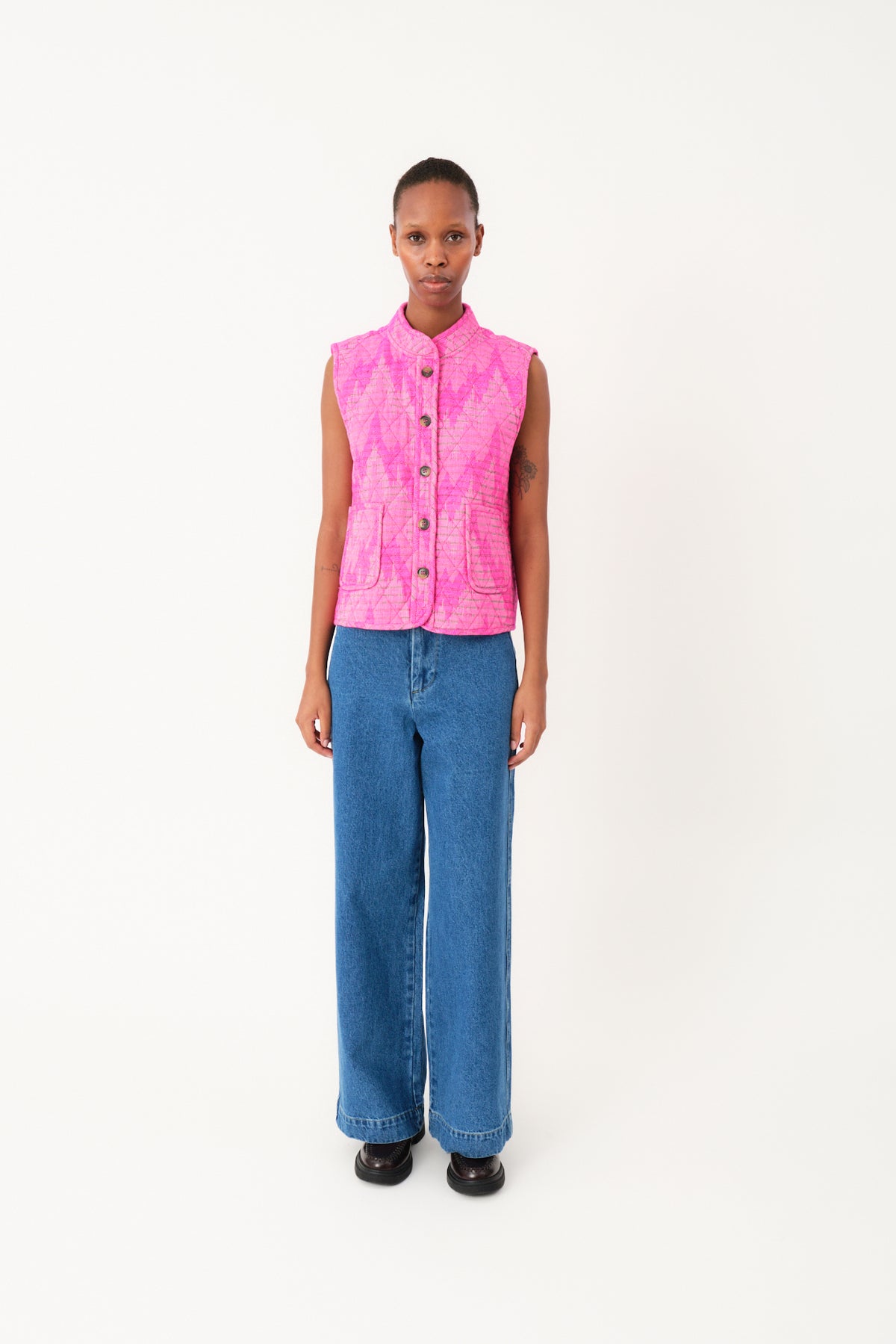 Lollys Laundry CairoLL Weste Vest Pink