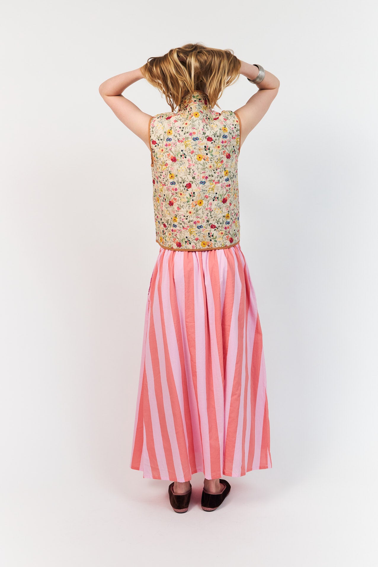 CairoLL gesteppte Weste - Blumenmuster