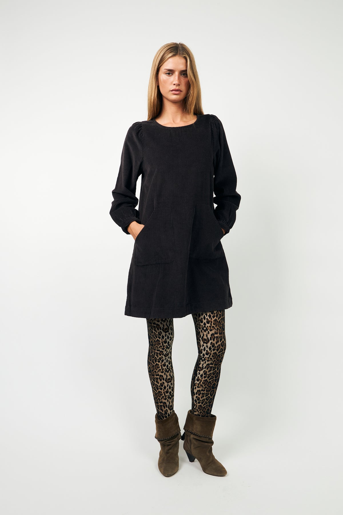 Lollys Laundry CarlaLL Kurzes Kleid Dress Dunkelbraun