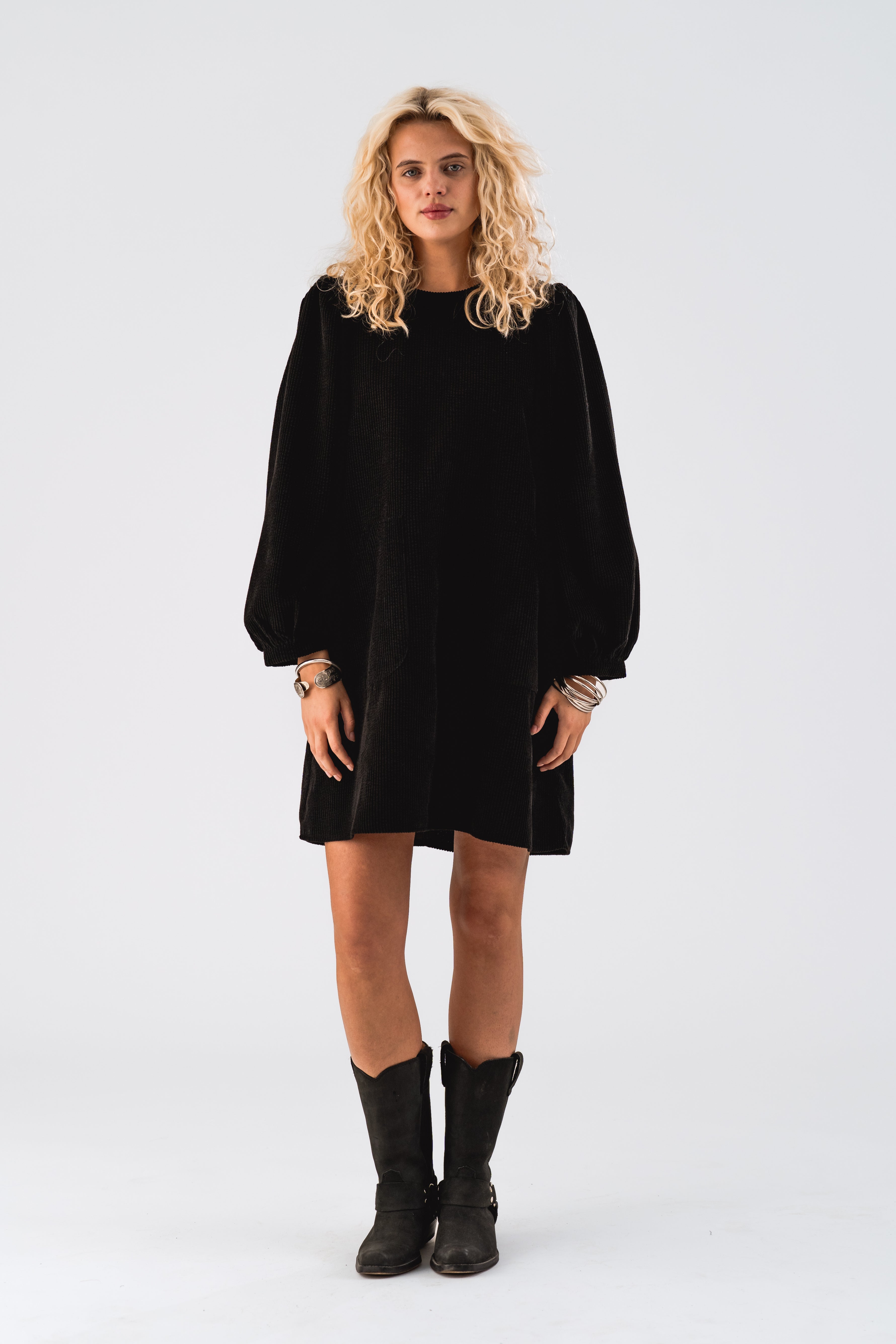 Lollys Laundry CarlaLL Short Dress LS Dress Schwarz