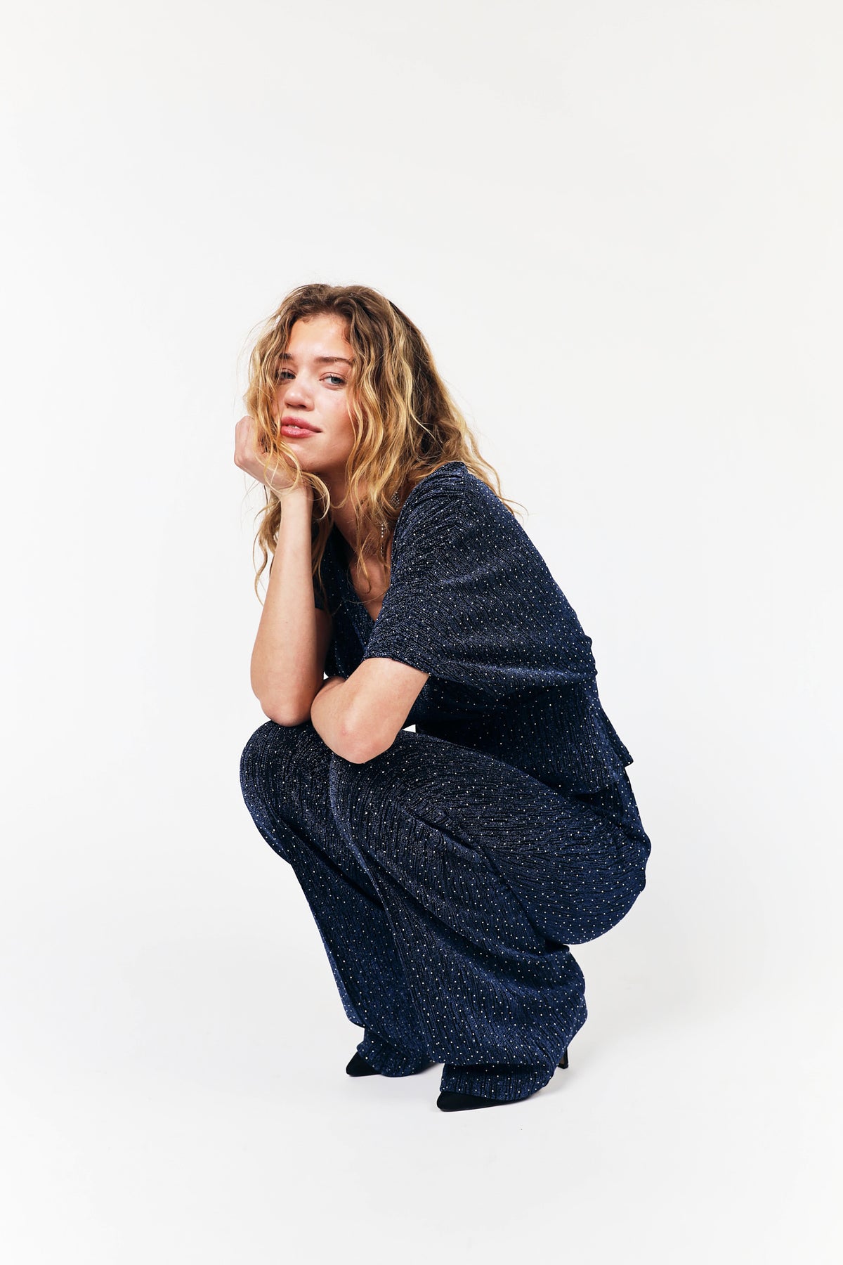 Lollys Laundry CaseyLL Hose Pants Dunkelblau