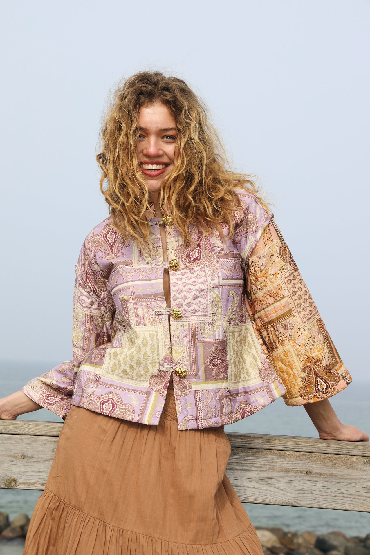 CelinaLL gesteppte Jacke - Multicolor