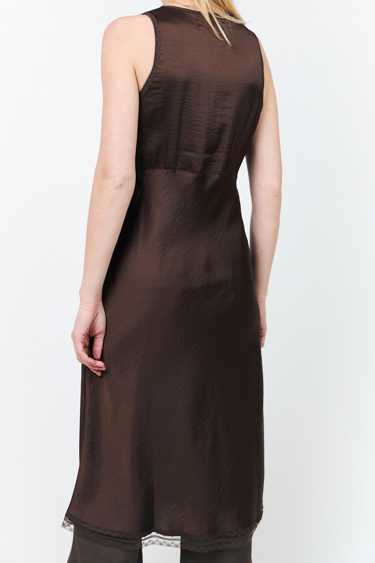 ClariLL Midi Kleid - Dunkelbraun
