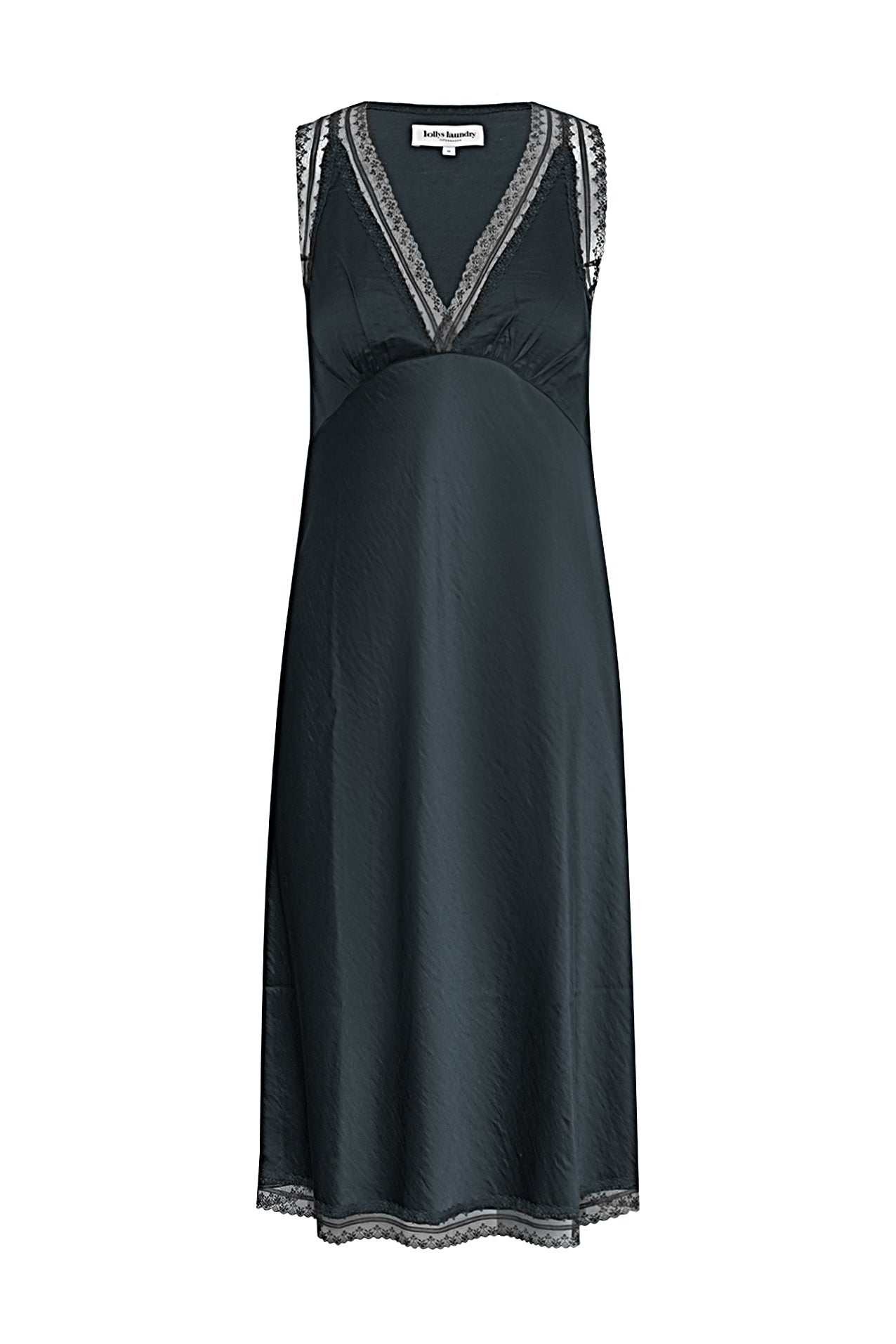 Lollys Laundry ClariLL Midi Kleid Dress Verblasstes Schwarz