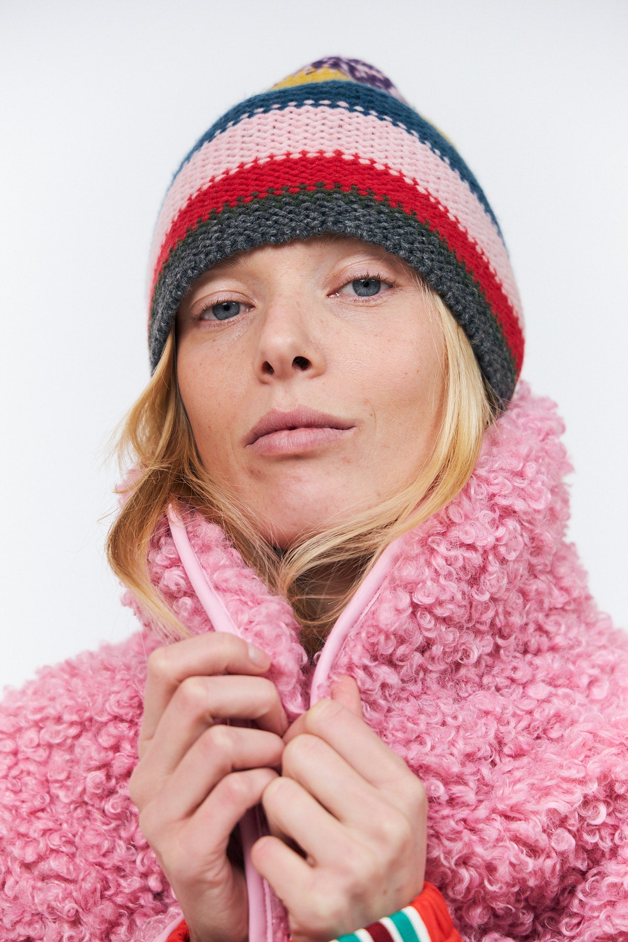 Lollys Laundry CollinLL Strick Beanie Hat Multicolor