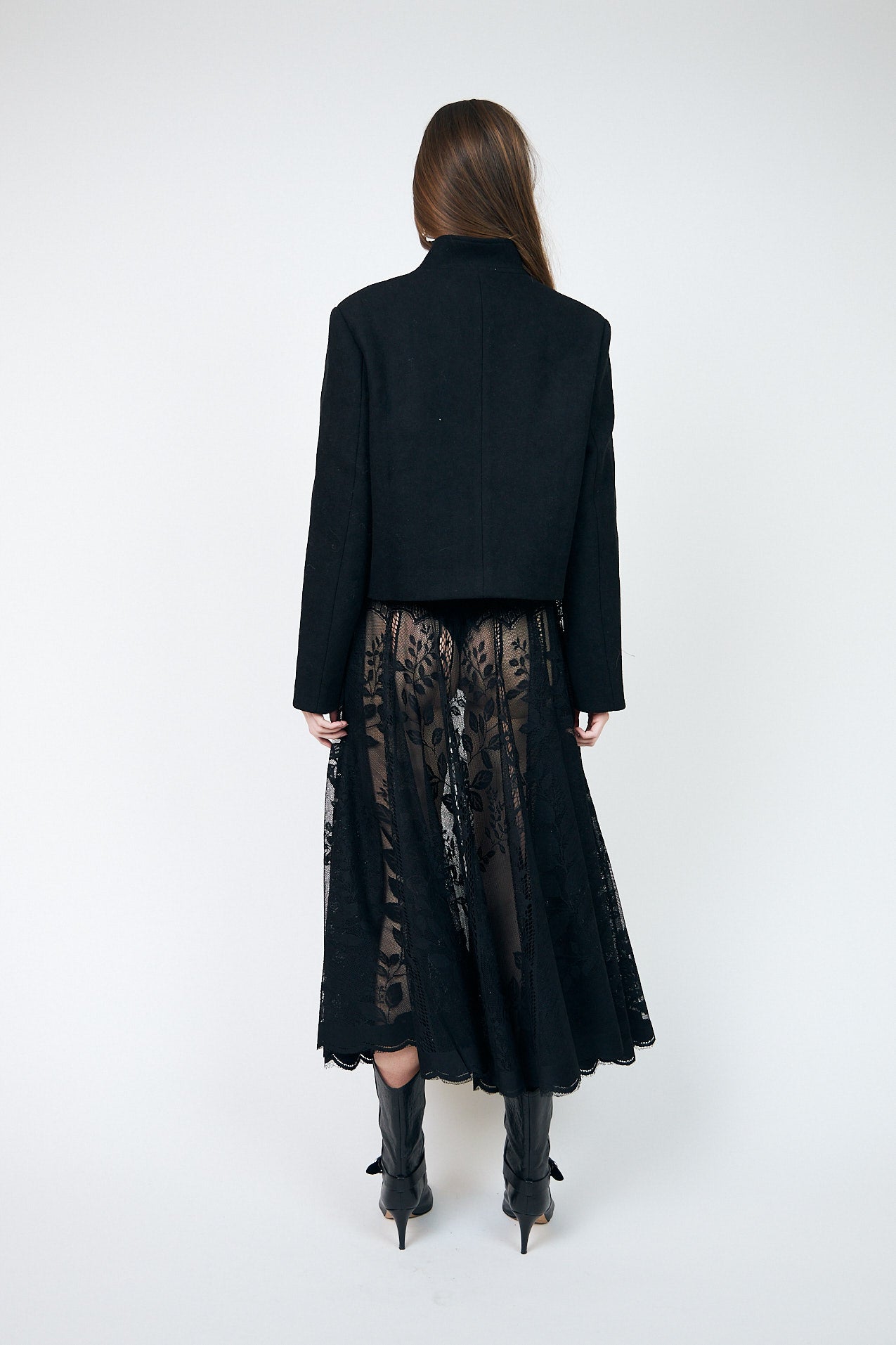 Lollys Laundry CollinsLL Maxi Rock Skirt Schwarz