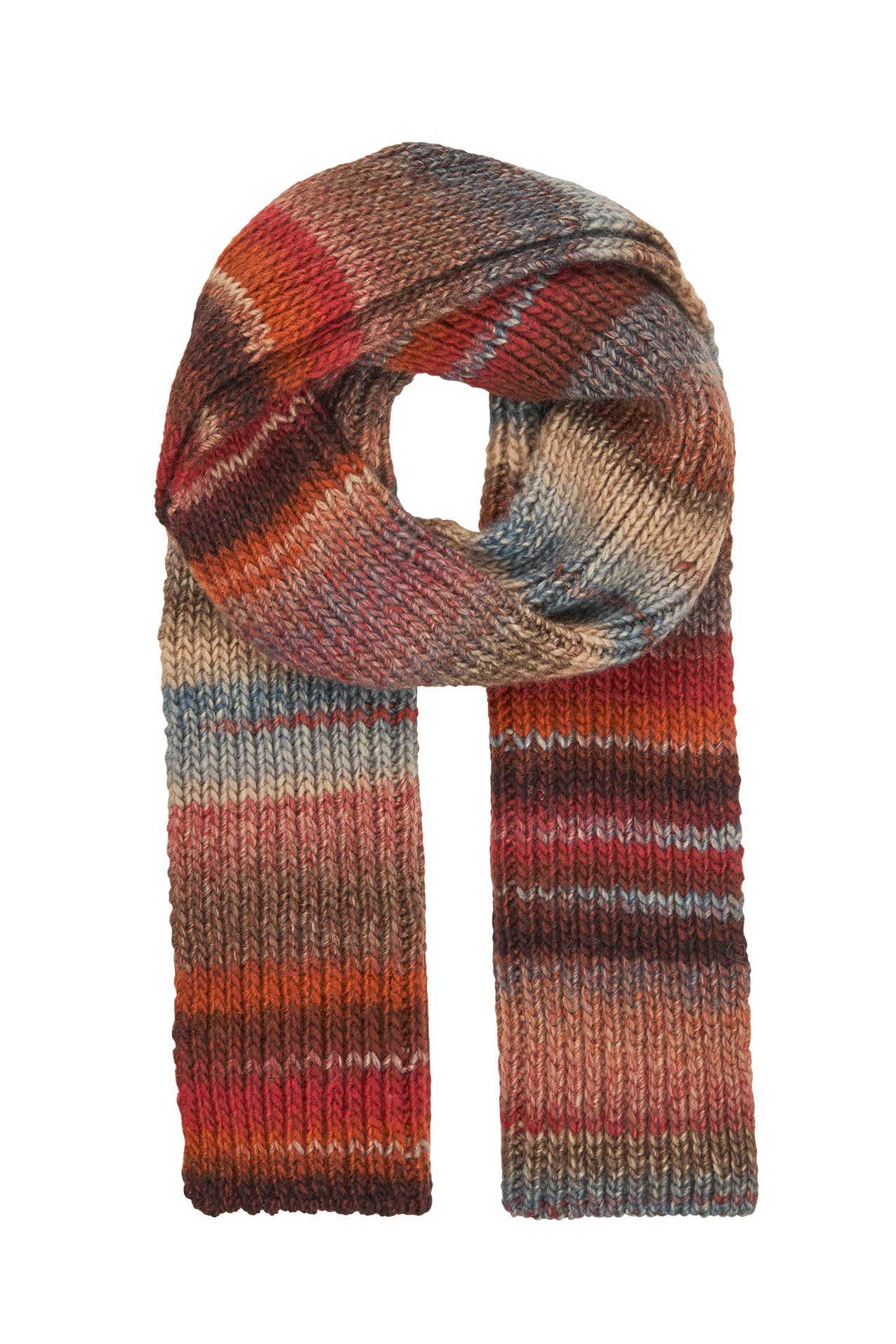 Lollys Laundry DafneLL Strick Tuch scarf Rostbraun