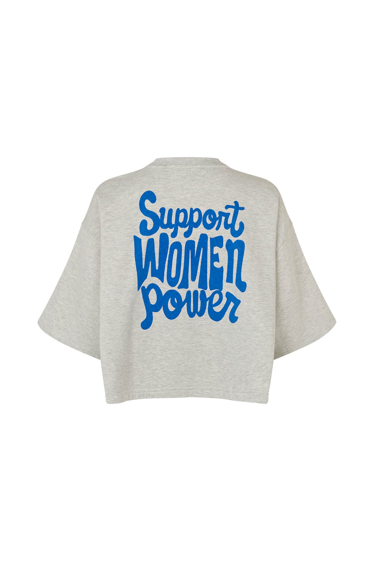 Lollys Laundry DanLL Boxy Sweatshirt Sweatshirt Hellgrau Melange
