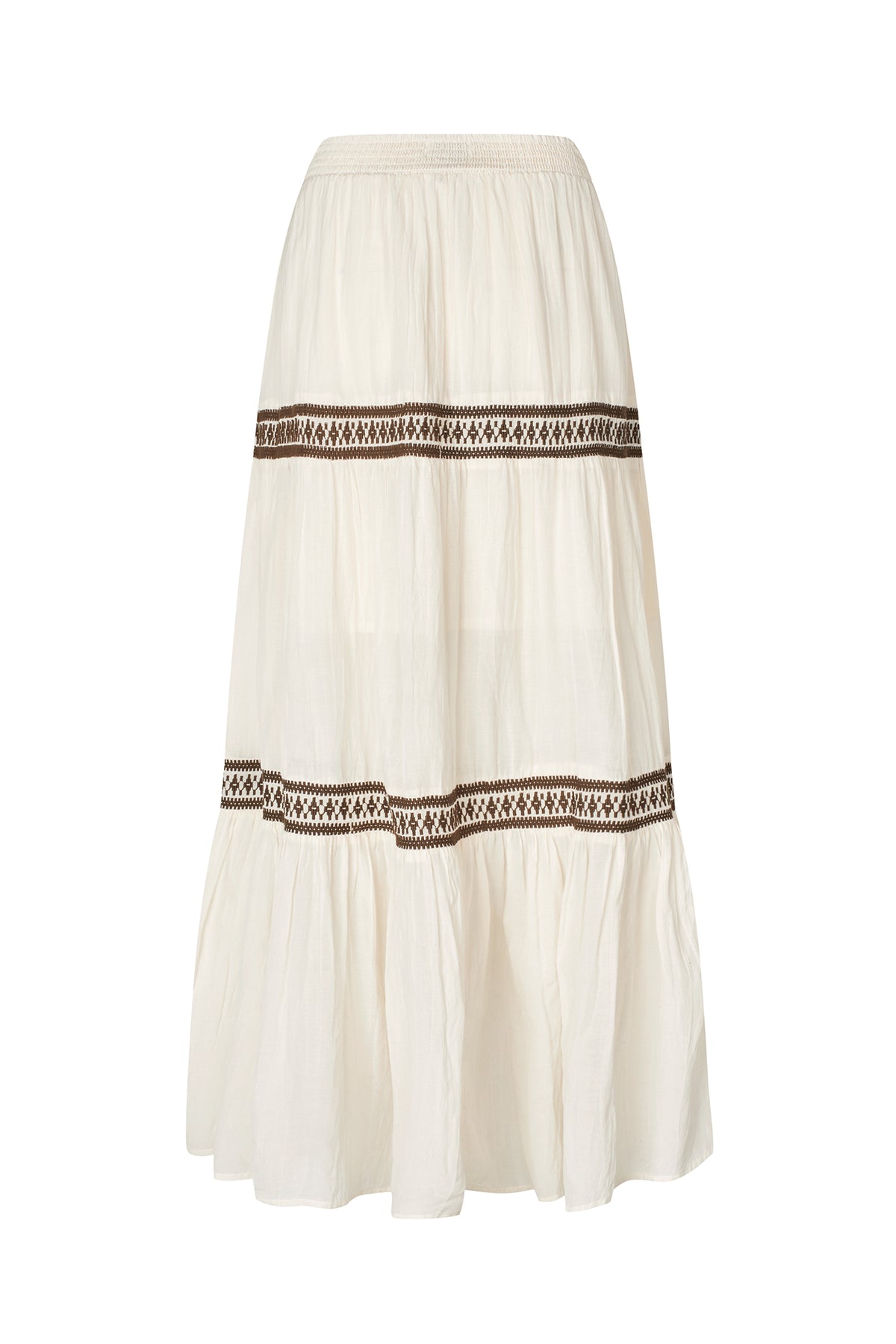 Lollys Laundry DiamondLL Maxi Rock Skirt Creme