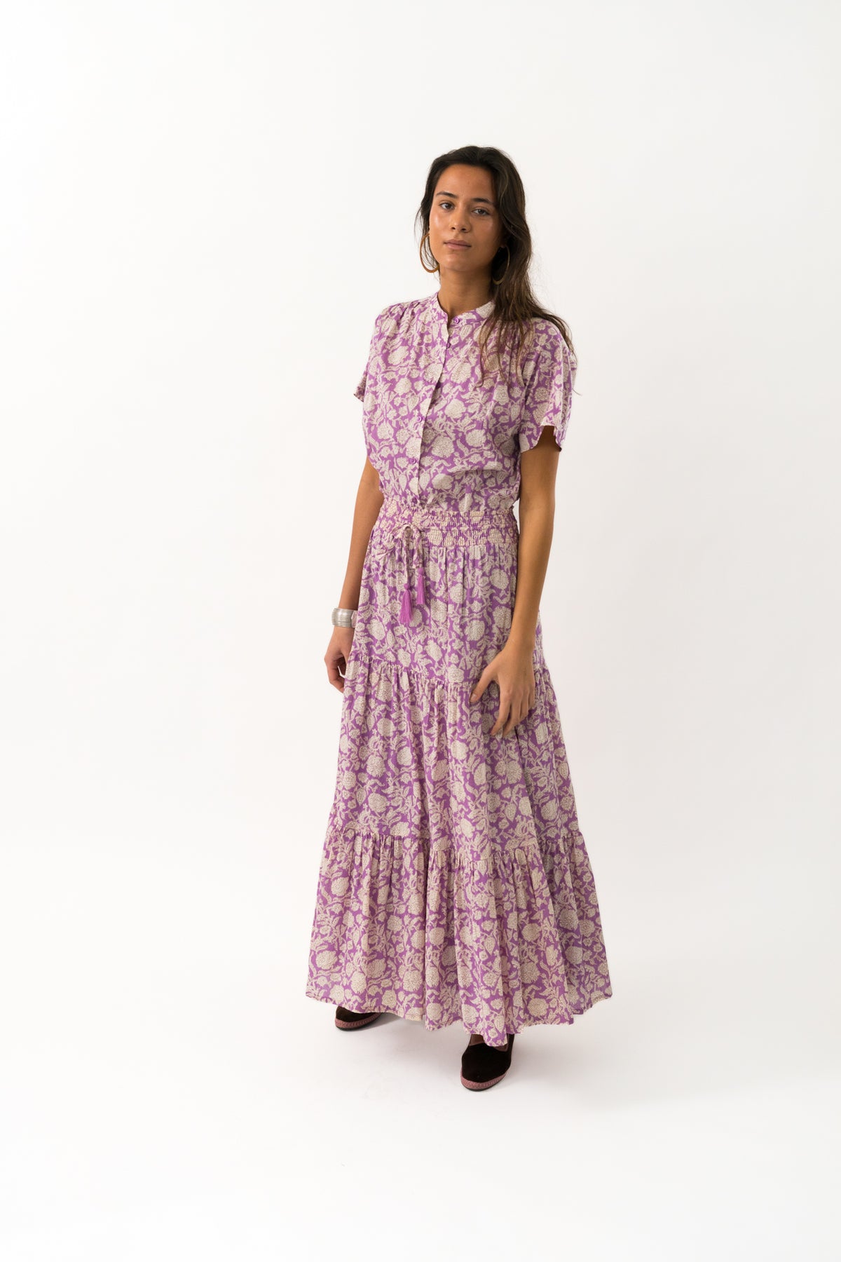 Lollys Laundry DiamondLL Maxi Rock Skirt Blumenmuster