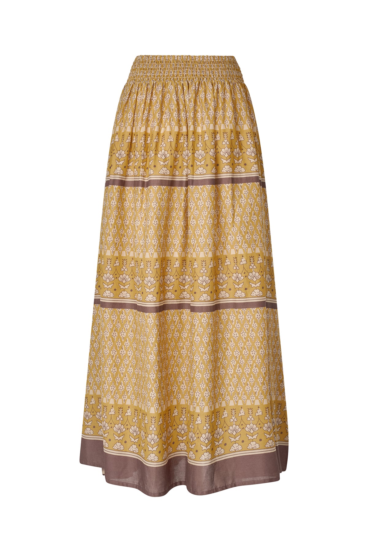 Lollys Laundry DiamondLL Maxi Rock Skirt Goldgelb