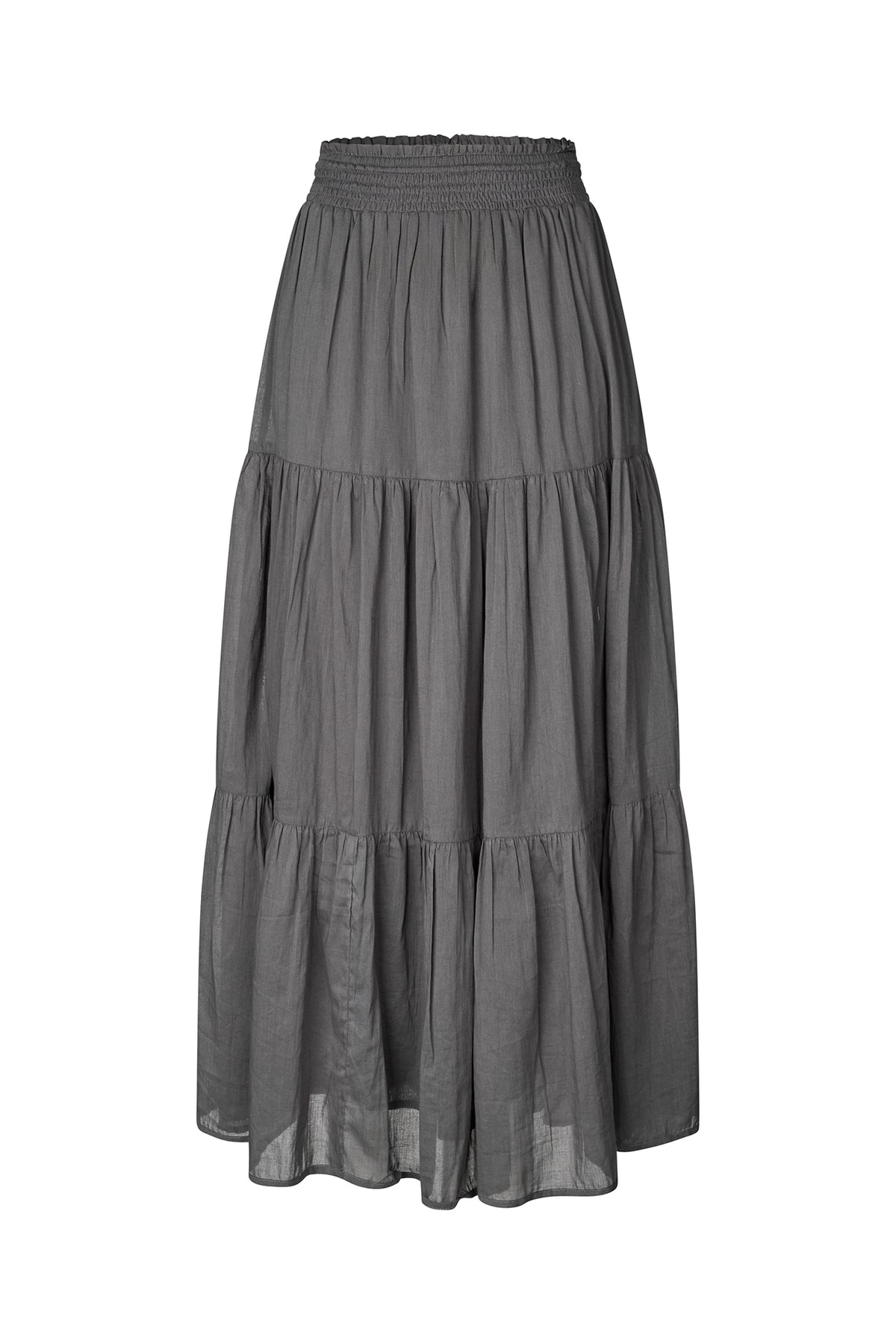 Lollys Laundry DiamondLL Maxi Rock Skirt Verblasstes Schwarz