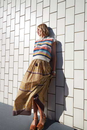 Lollys Laundry DiamondLL Maxi Rock Skirt 57 Mustard