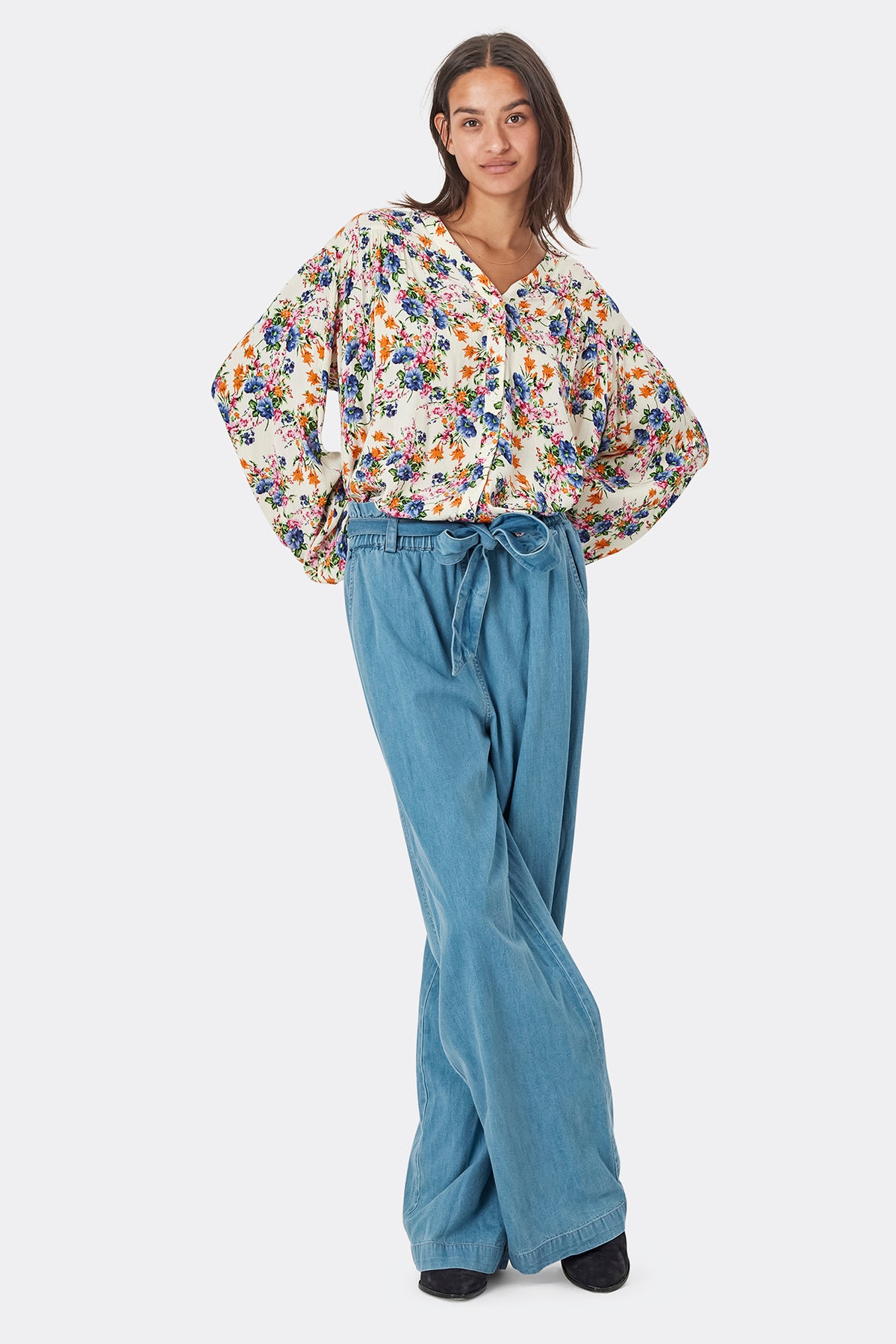 Lollys Laundry ElifLL Shirt LS Shirt Blumenmuster