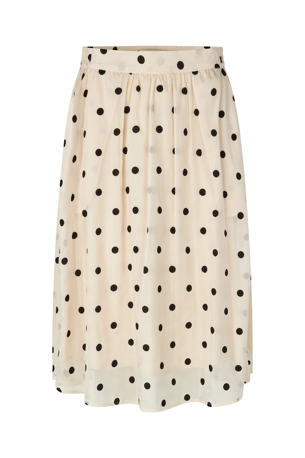 Lollys Laundry EllaLL Midi Rock Skirt Creme