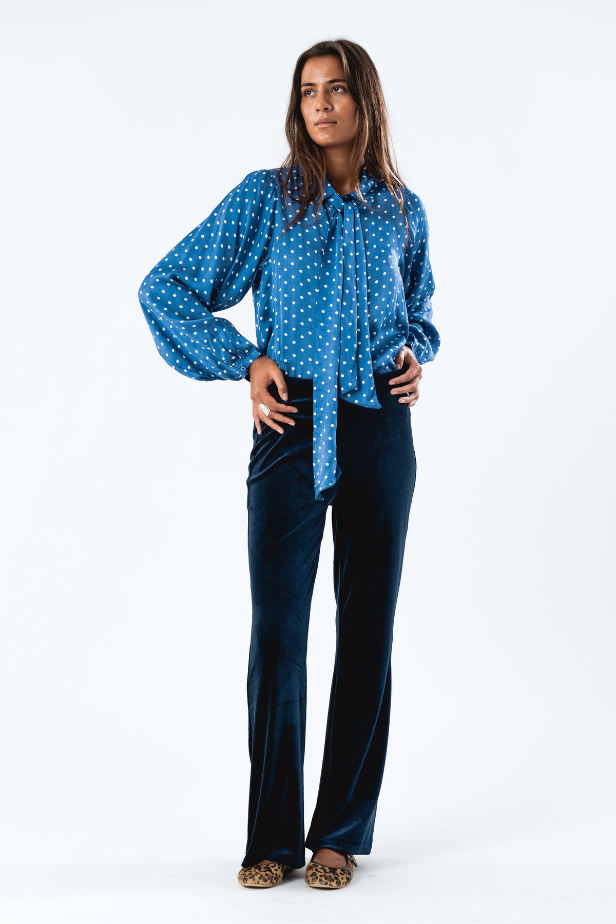 Lollys Laundry EllieLL Shirt LS Shirt Punkte muster