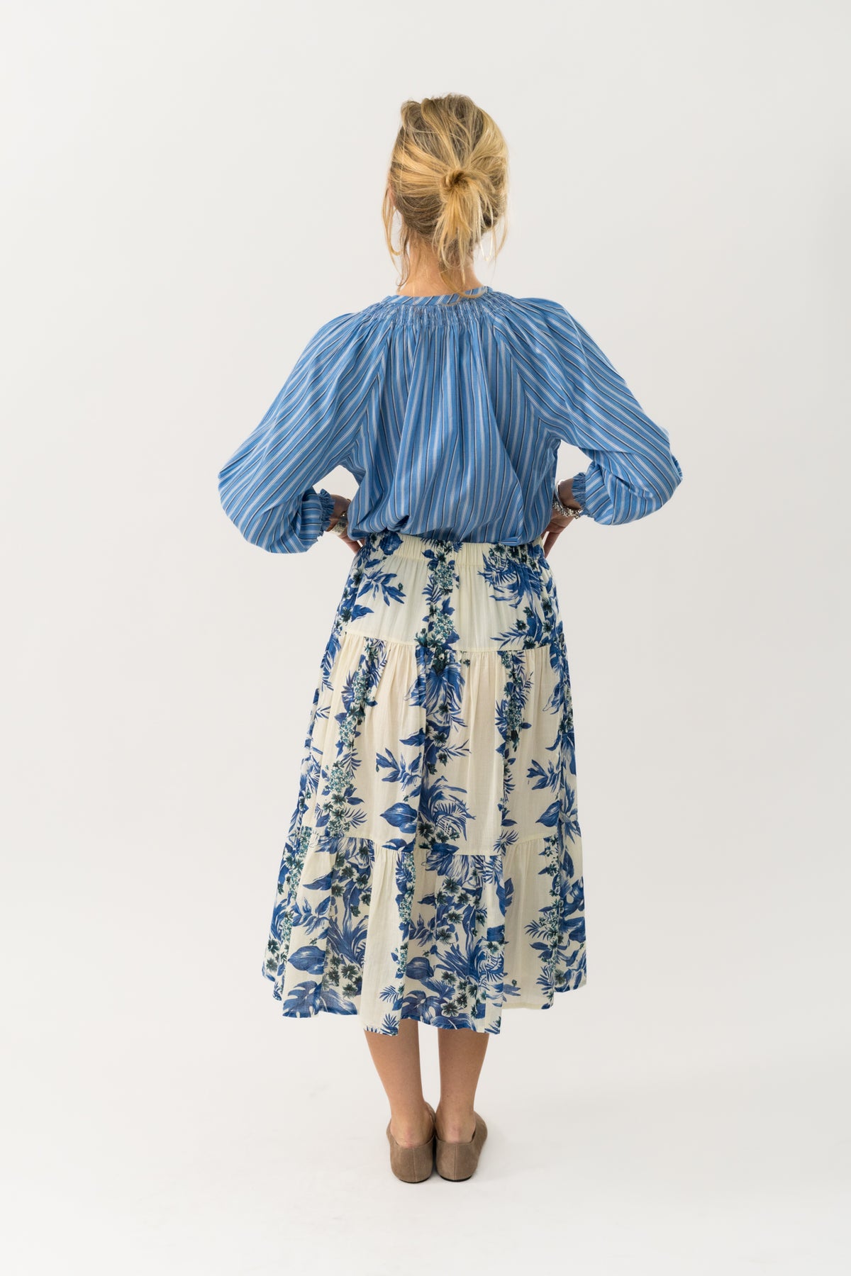 Lollys Laundry EloraLL Shirt 3/4 Shirt Hellblau