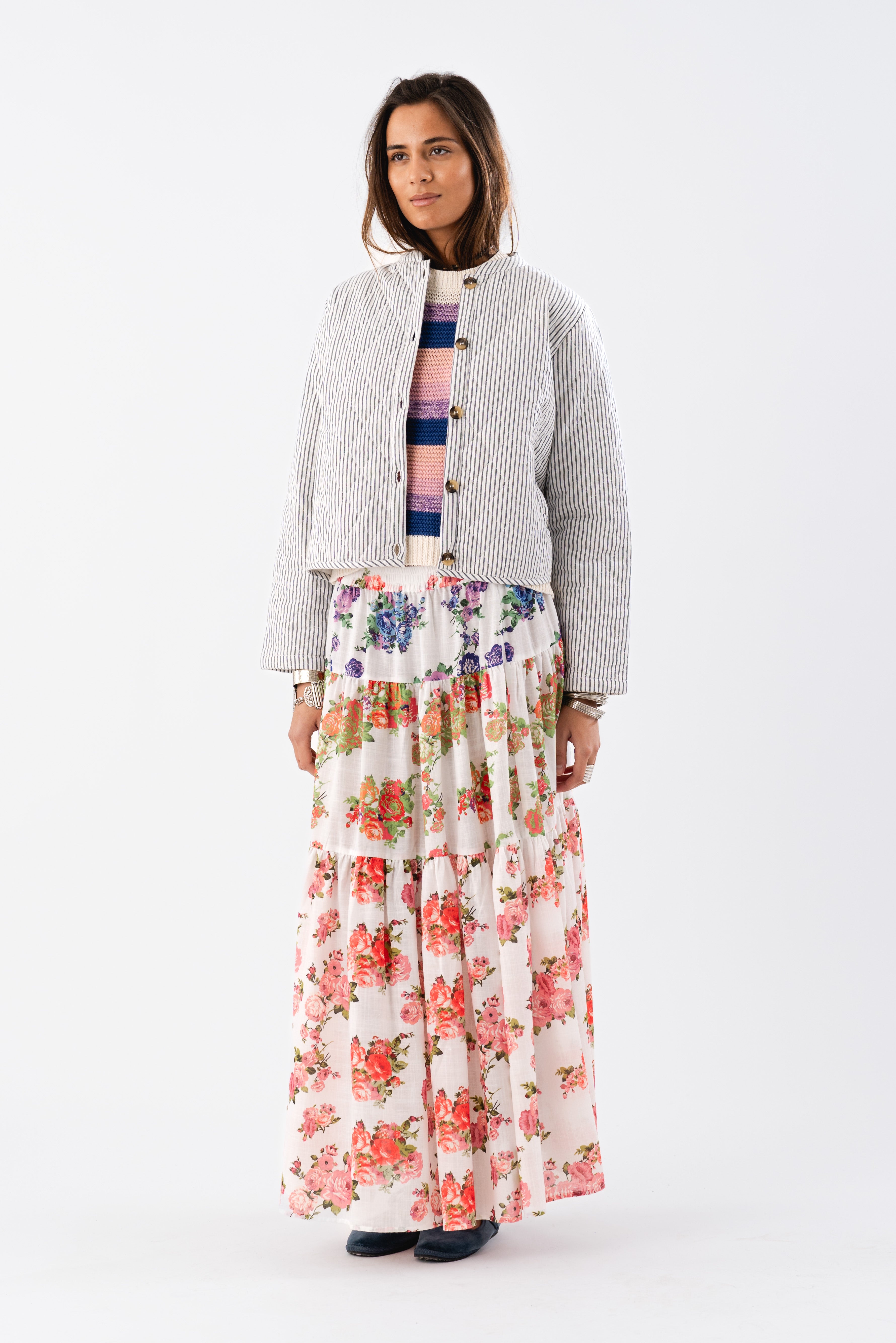 EmiliaLL Jacket LS - Stripe