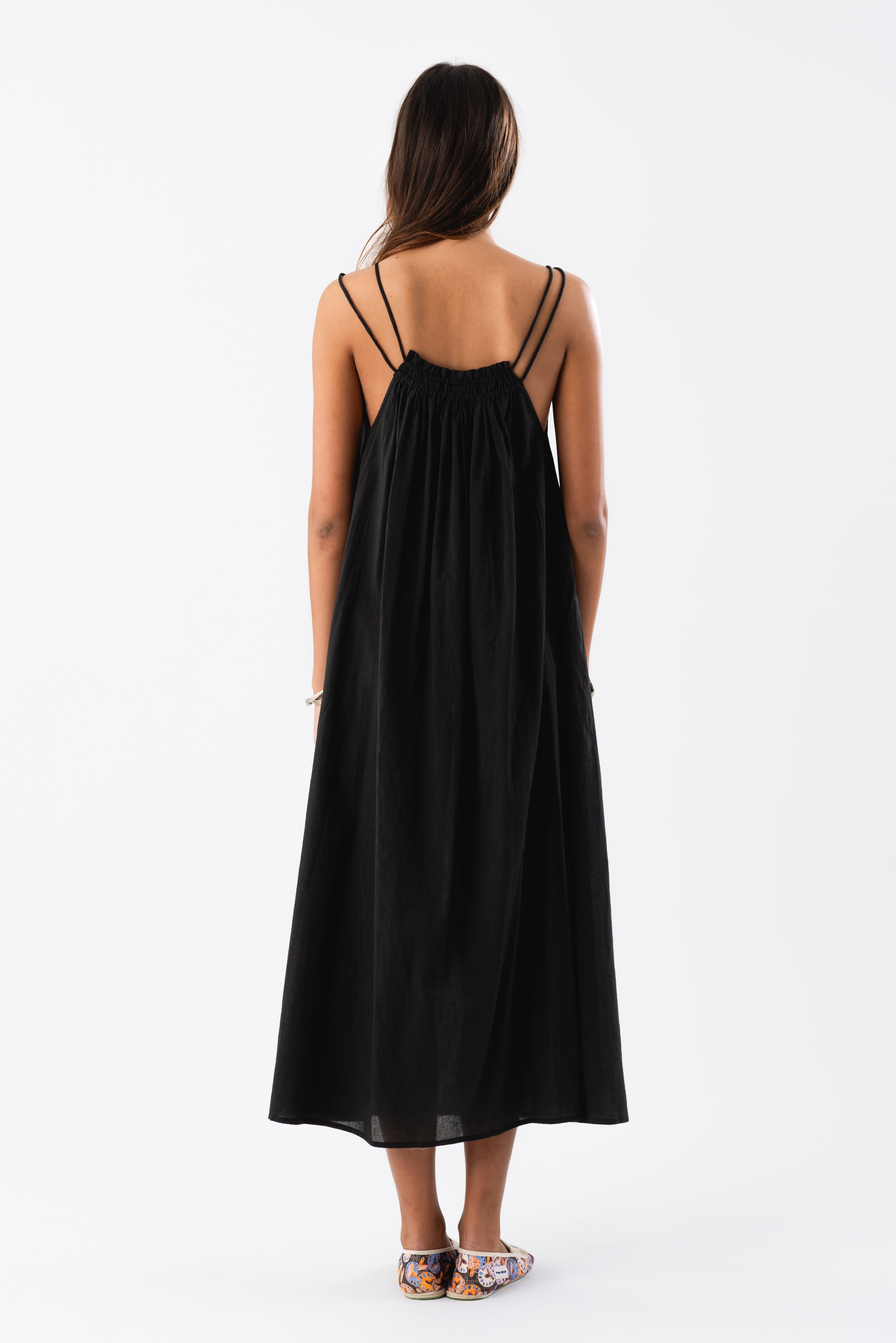 EmmelineLL Maxi Dress SL - Washed Black