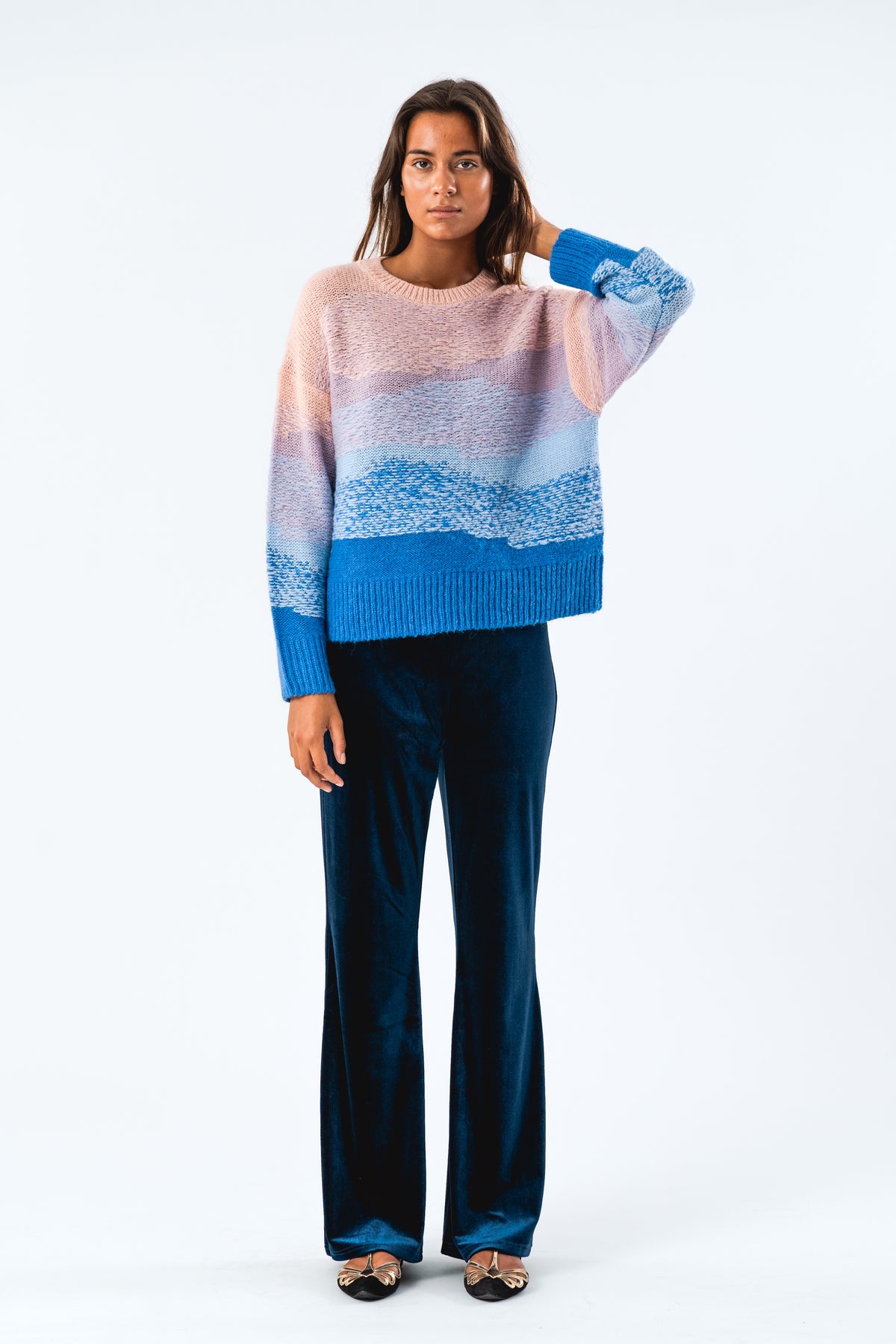 Lollys Laundry EmmyLL Knit Jumper LS Jumper Multicolor