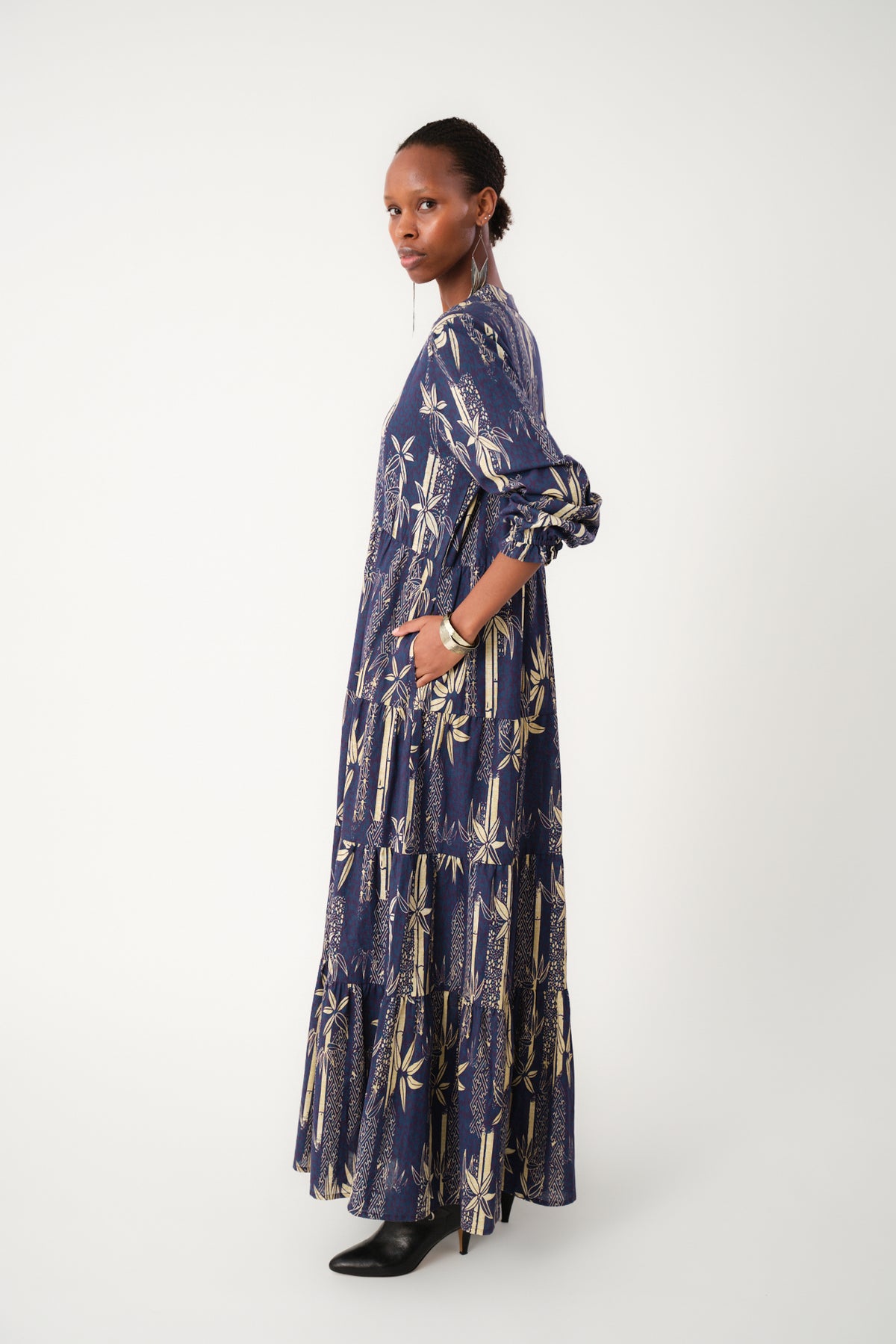 Lollys Laundry EvelynLL Maxi Kleid Dress Dunkelblau