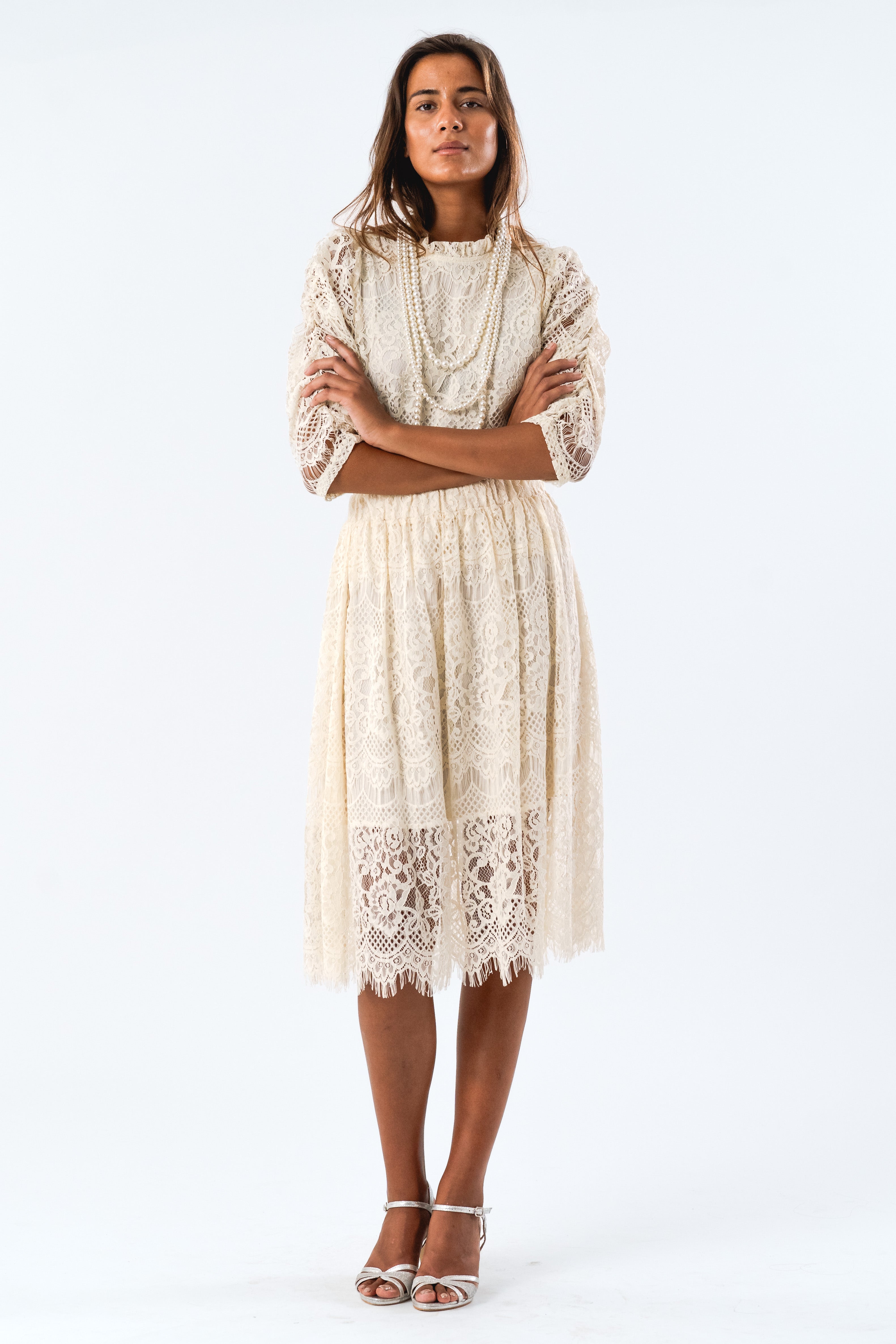 EverLL Short Skirt - Creme