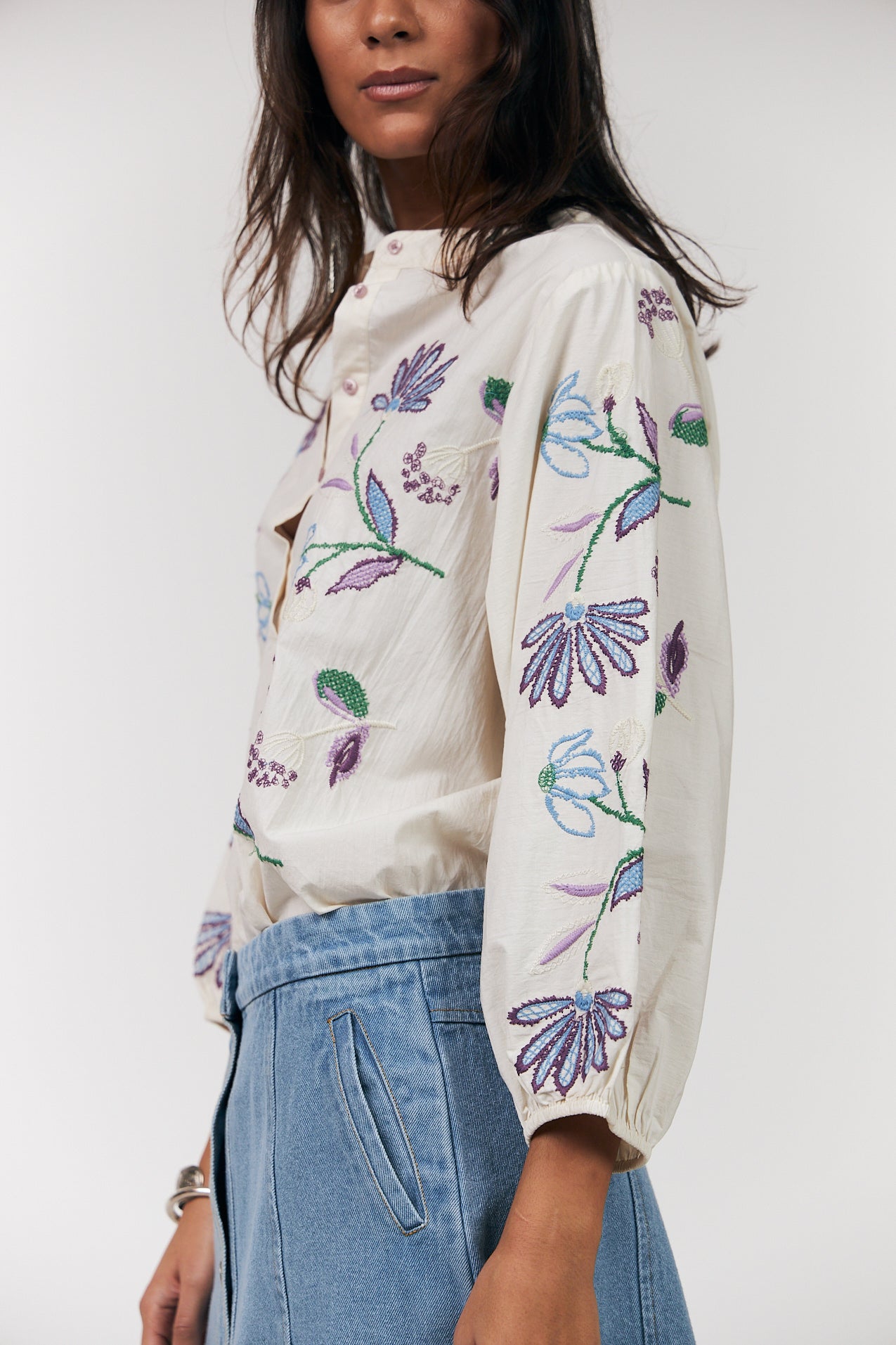 FaithLL Bluse - Creme