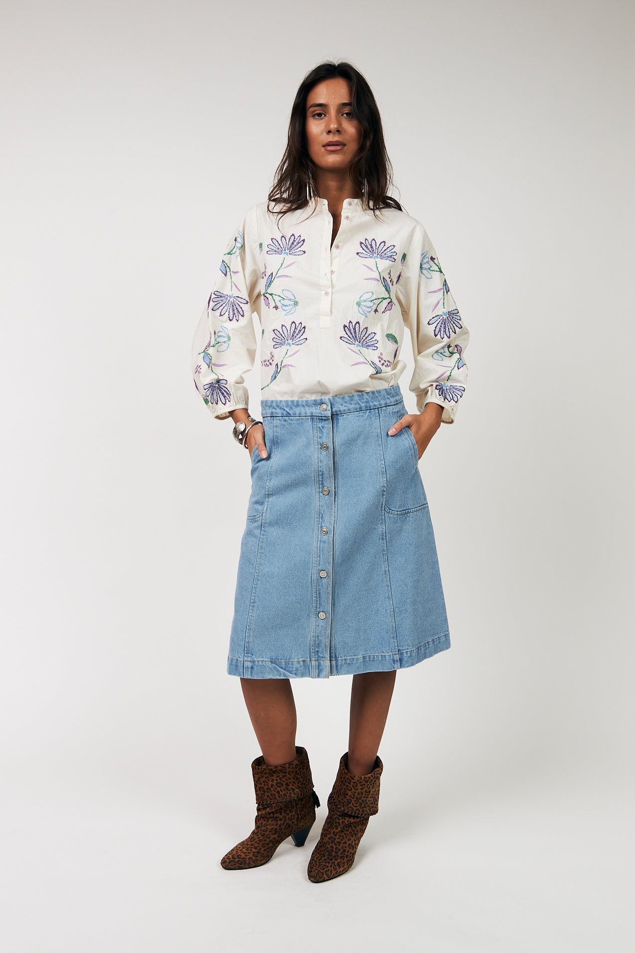 Lollys Laundry FaithLL Bluse Blouse Creme