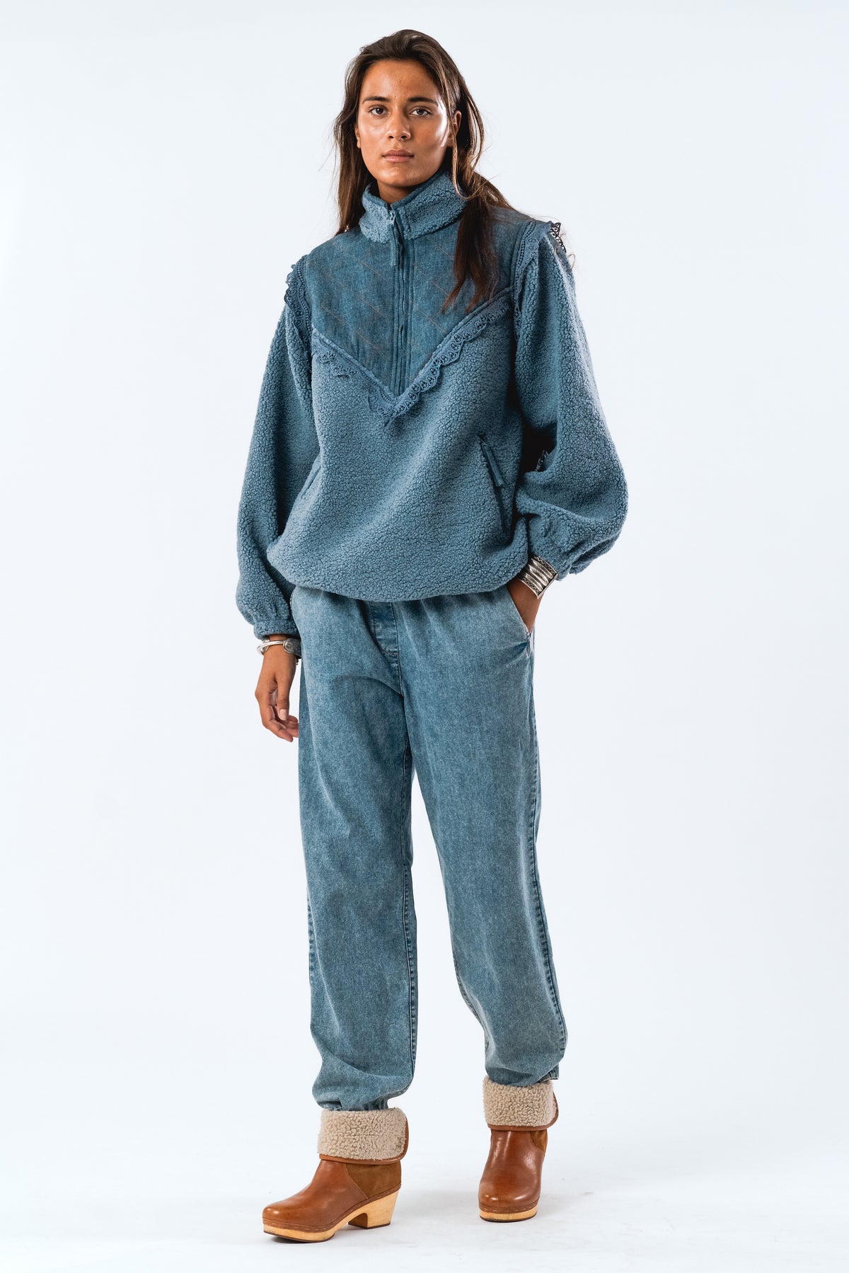 Lollys Laundry FalLL Jacket LS Outerwear Gedämpftes Blau