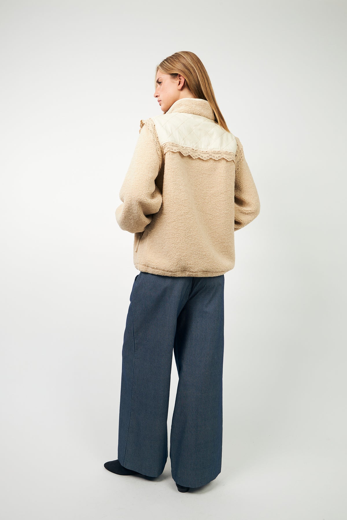 Lollys Laundry FalLL Teddyjacke Outerwear 08 Beige