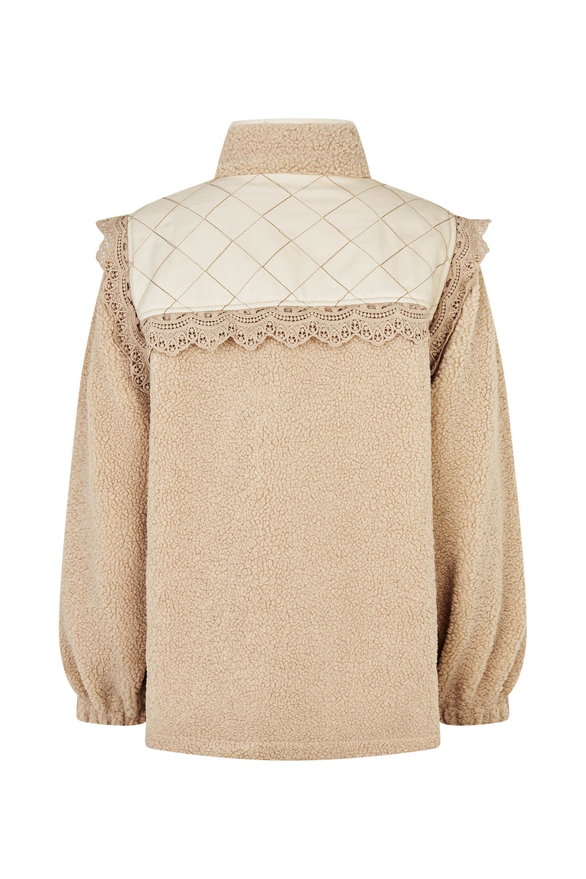 Lollys Laundry FalLL Teddyjacke Outerwear Creme