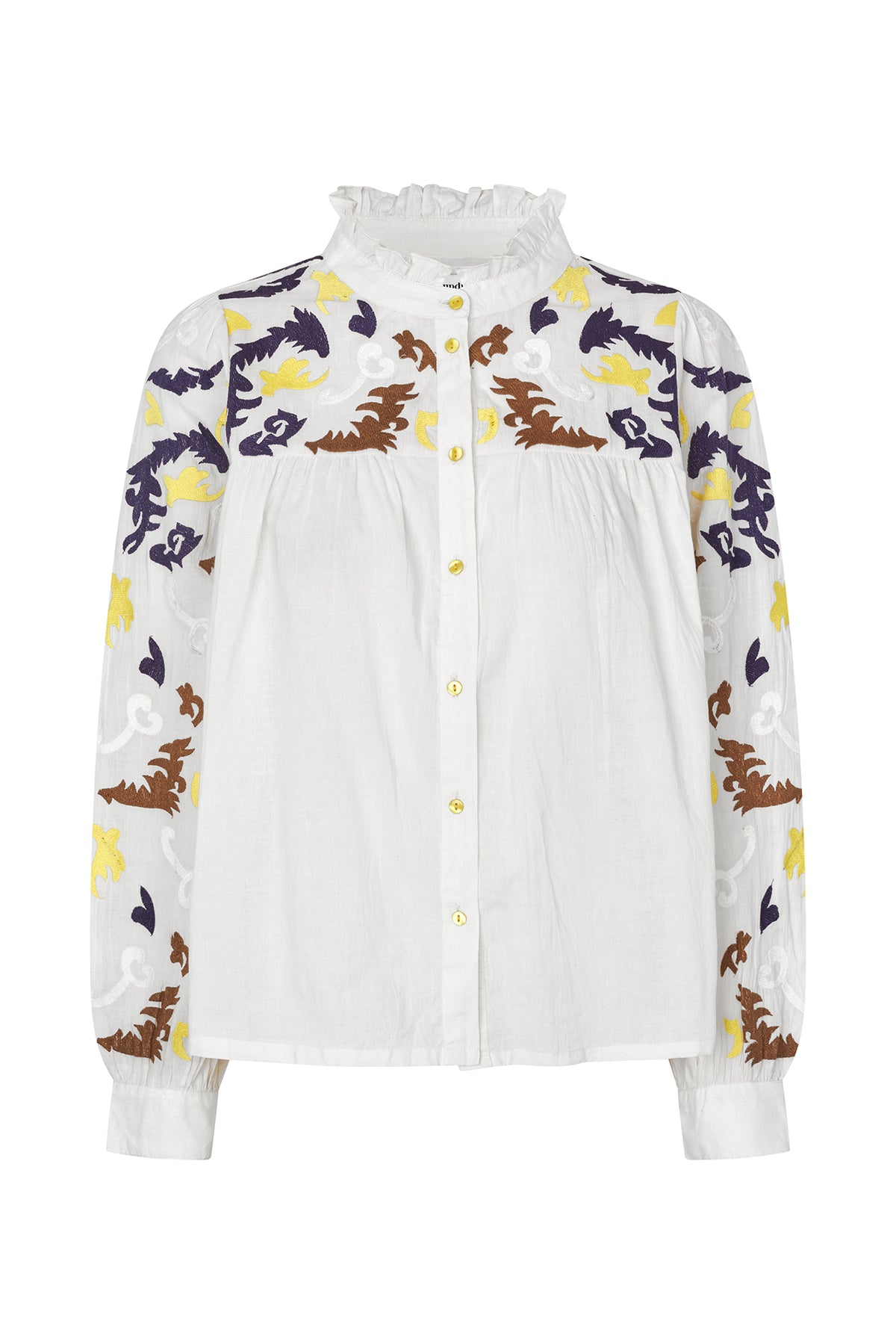 Lollys Laundry FengaLL Hemdbluse Shirt Weiß