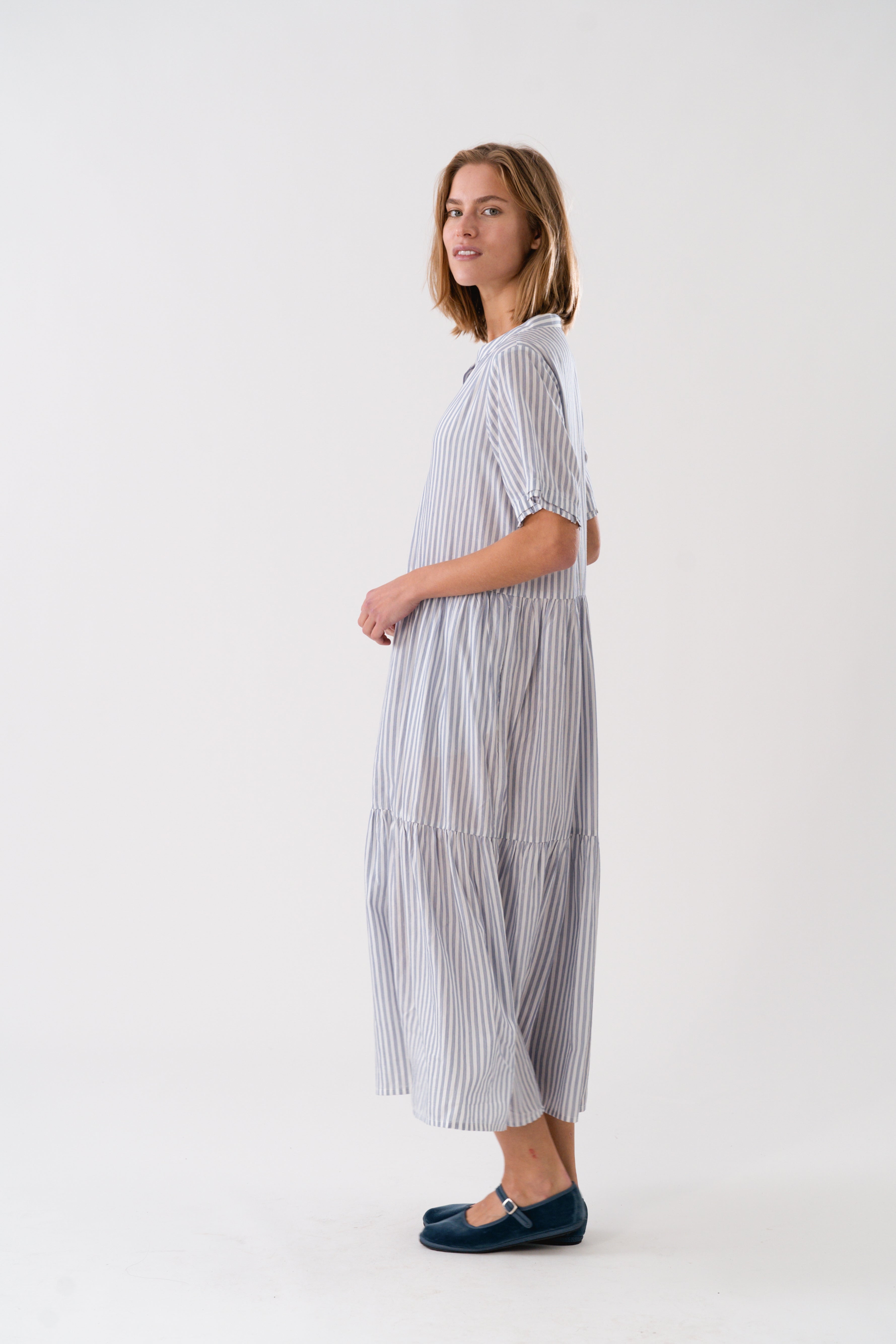 FieLL Midi Dress SS - Stripe