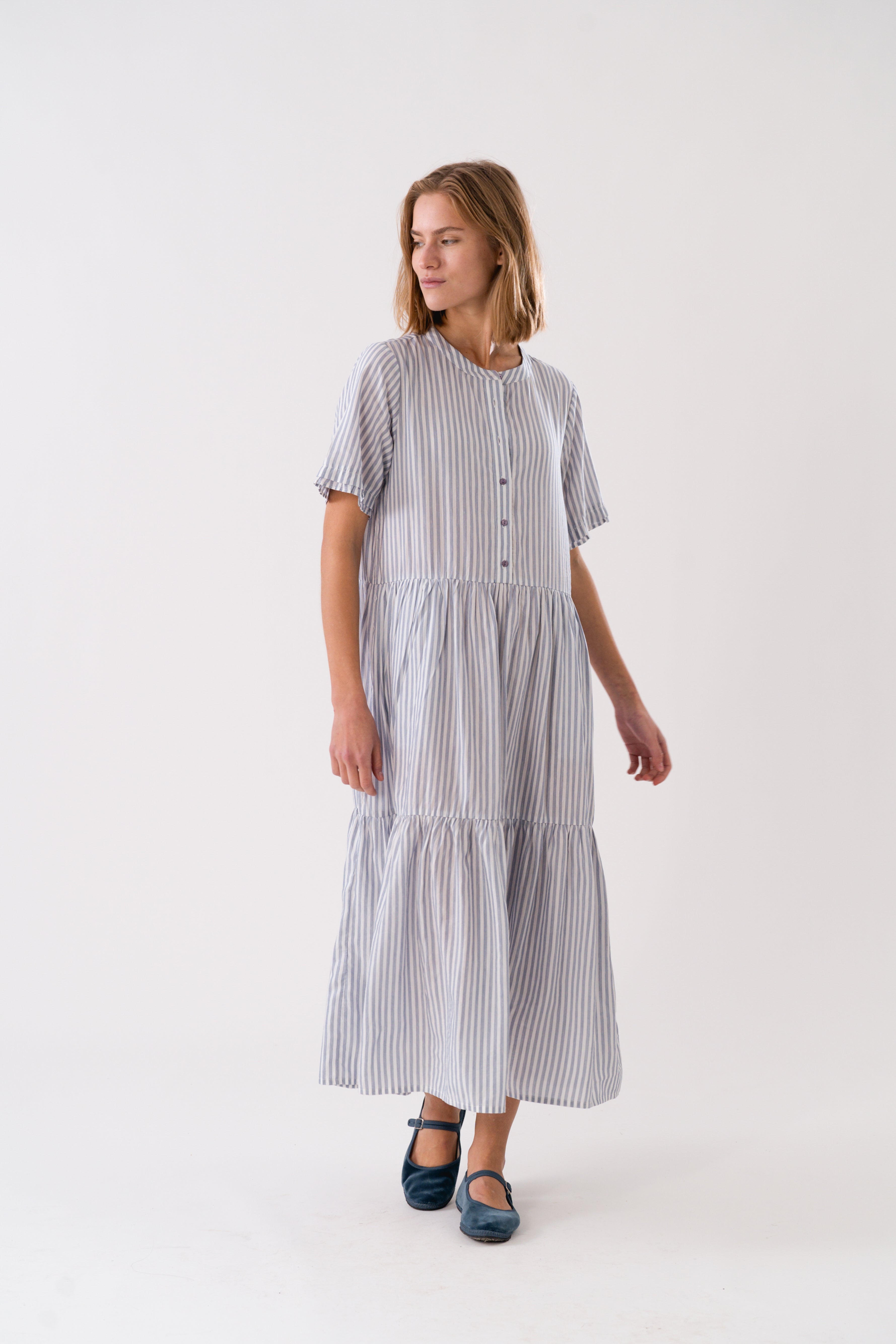 FieLL Midi Dress SS - Stripe