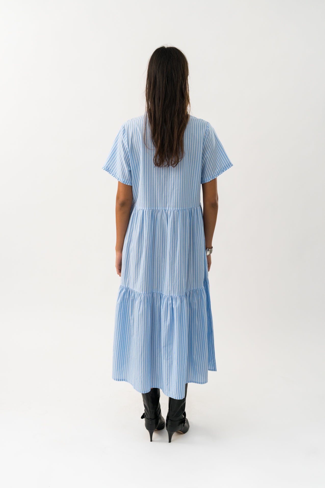 Lollys Laundry FieLL Midi Dress SS Dress 80 Stripe