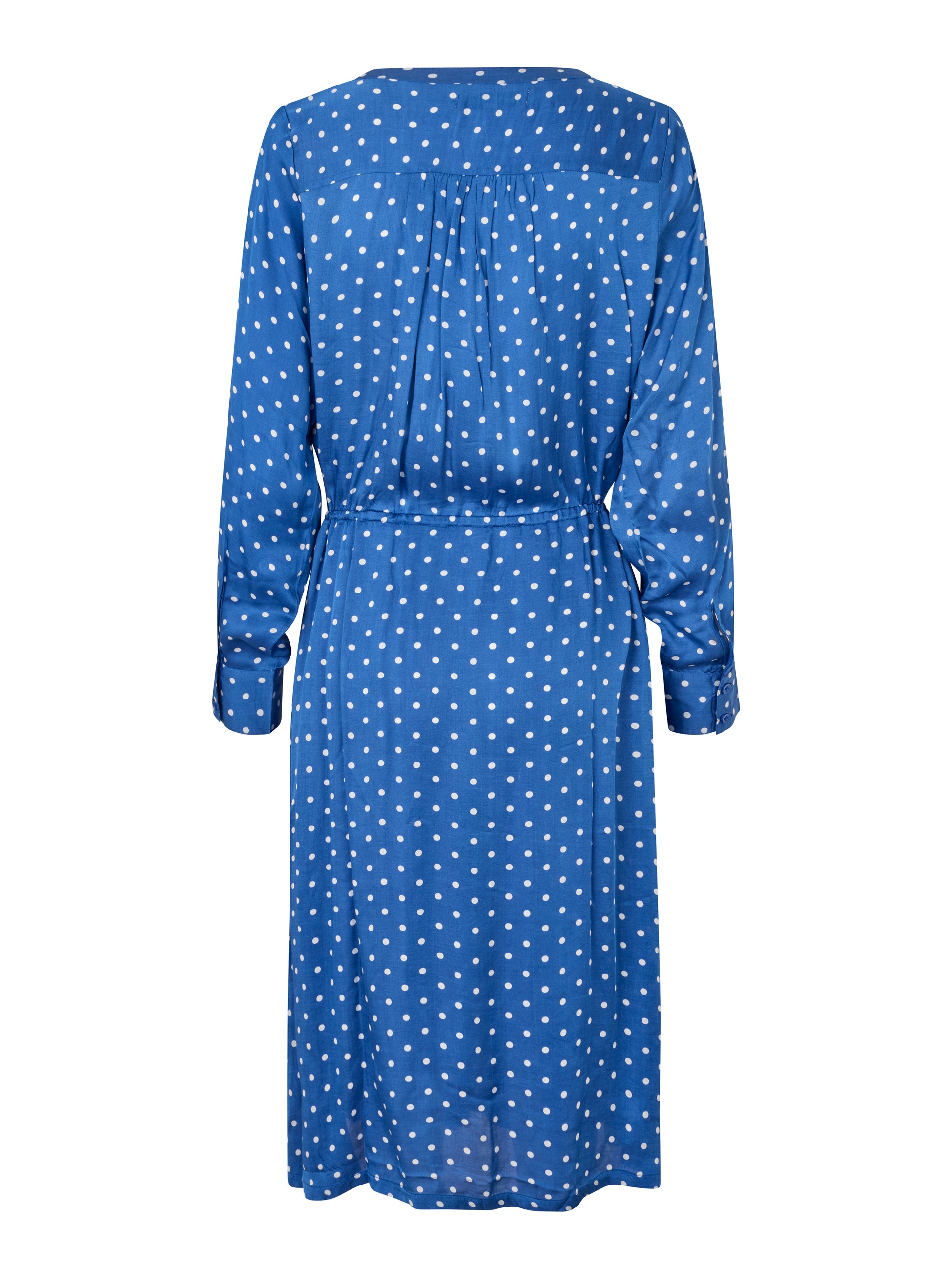 FionaLL Midi Dress LS - Dot Print