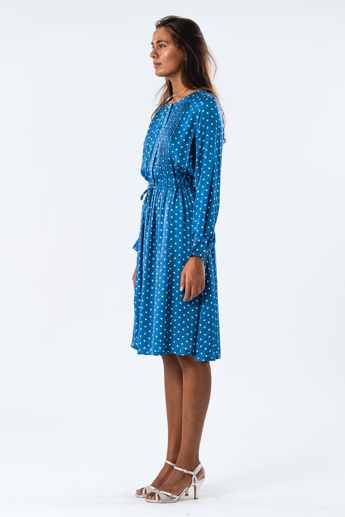 Lollys Laundry FionaLL Midi Dress LS Dress Punkte muster