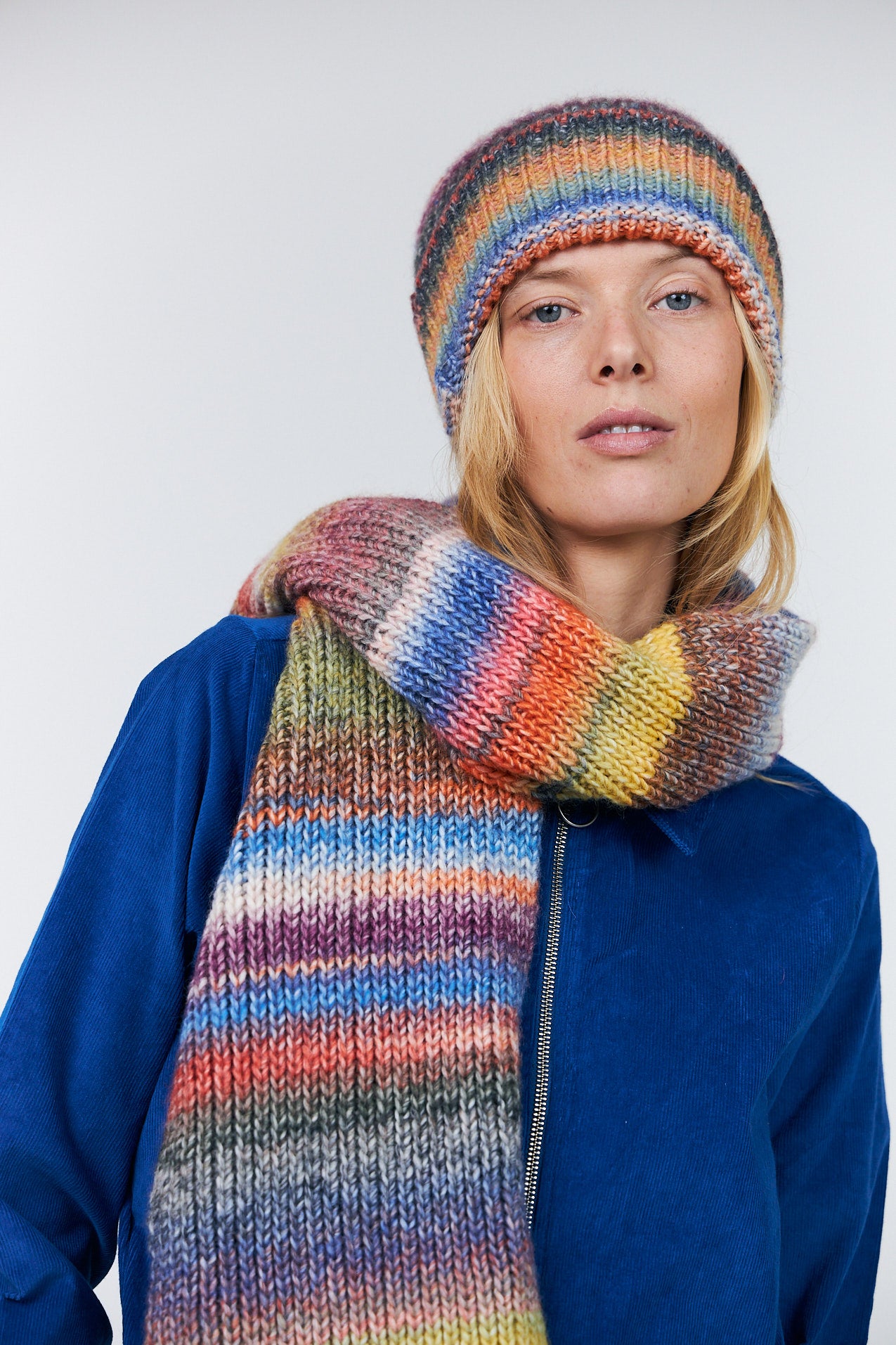 ForrestLL Strick Beanie - Mehrfarbig