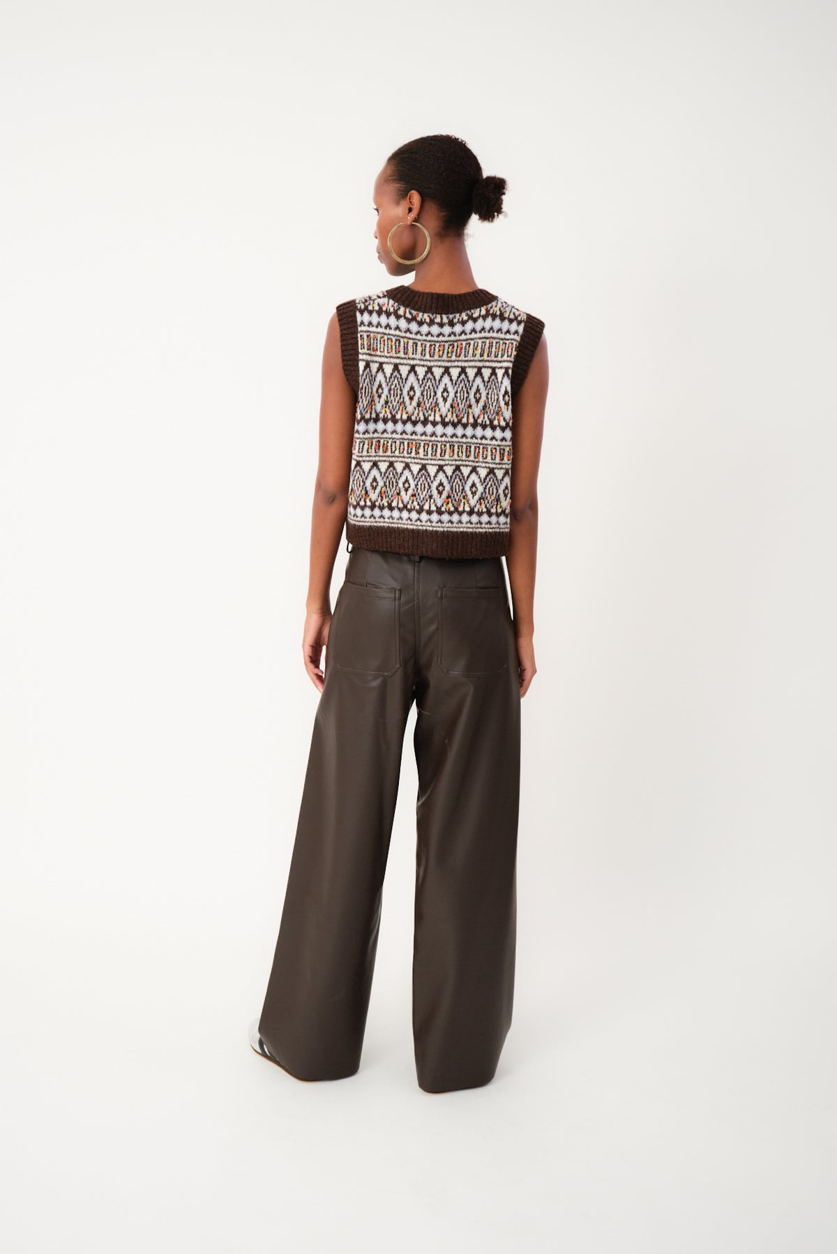 Lollys Laundry FrancescaLL Weste Vest Dunkelbraun