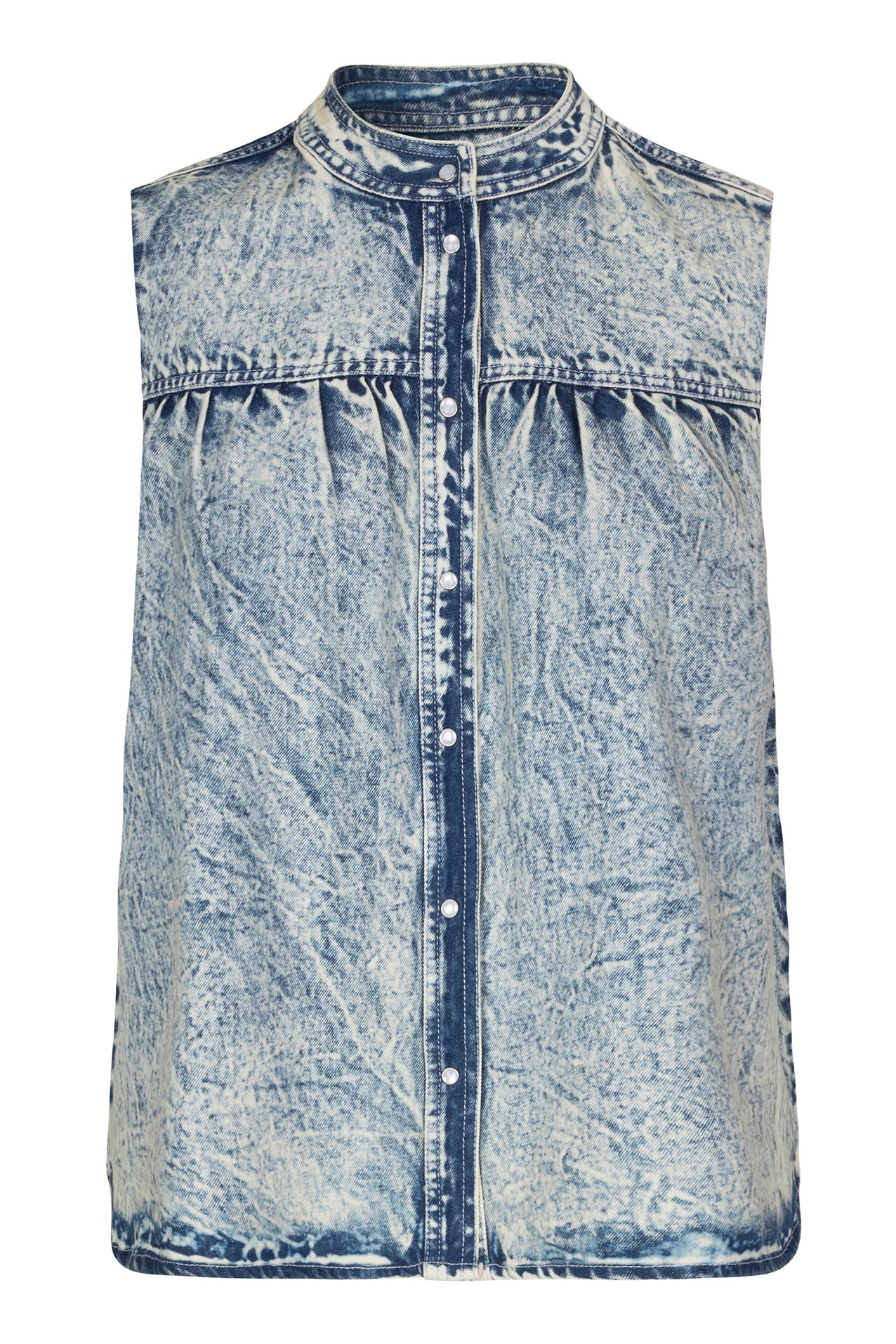 Lollys Laundry Frankie Shirt Shirt 29 Dusty Blue