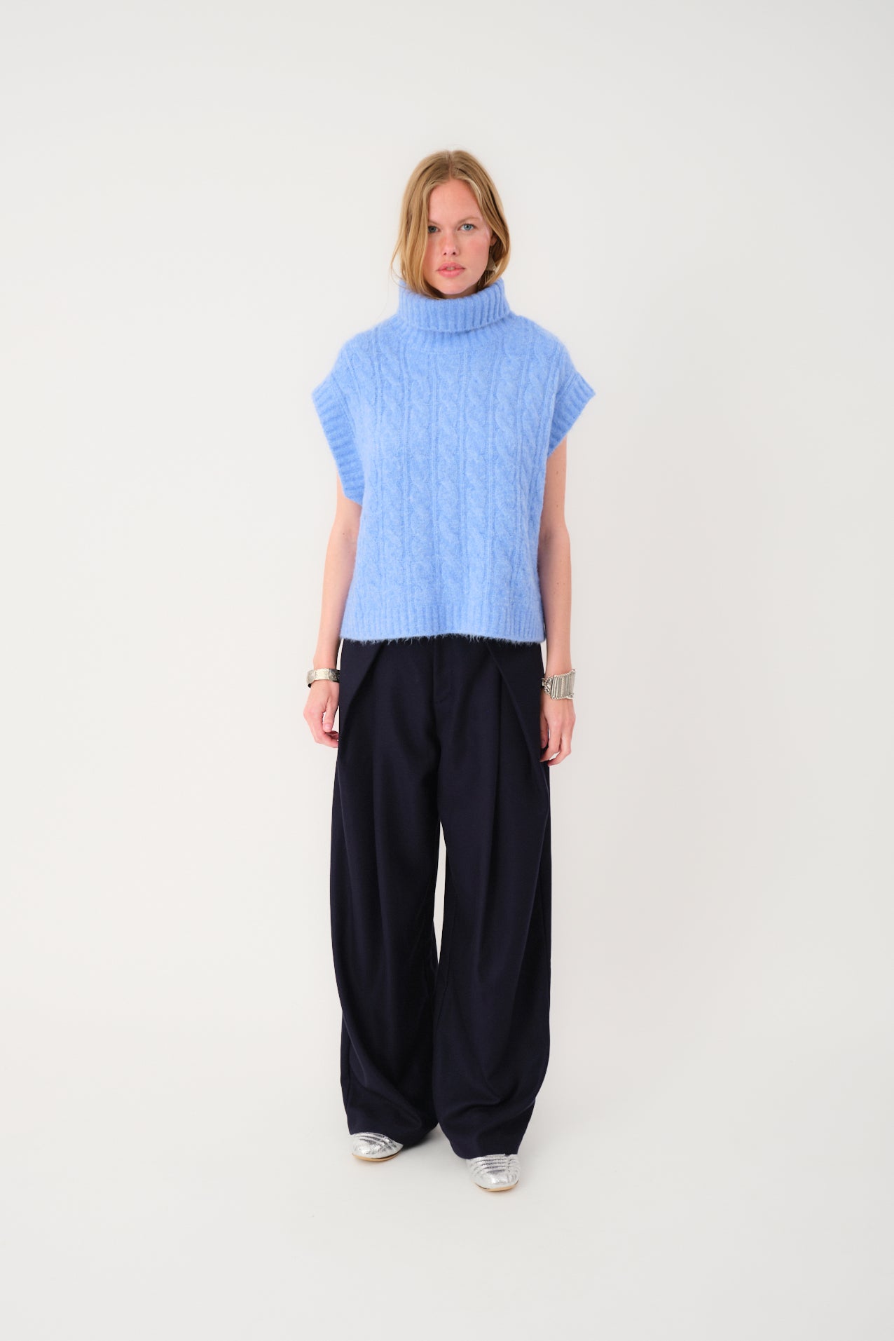 Lollys Laundry FresnoLL Strickweste Vest 20 Blue